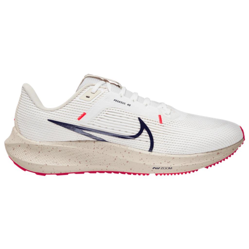 NIKE Mens  Air Zoom Pegasus 40 In White/obsidian/brown Product Image