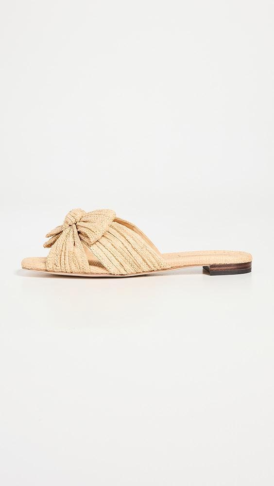 Loeffler Randall Daphne Pleated Knot Flat Sandals | Shopbop Product Image