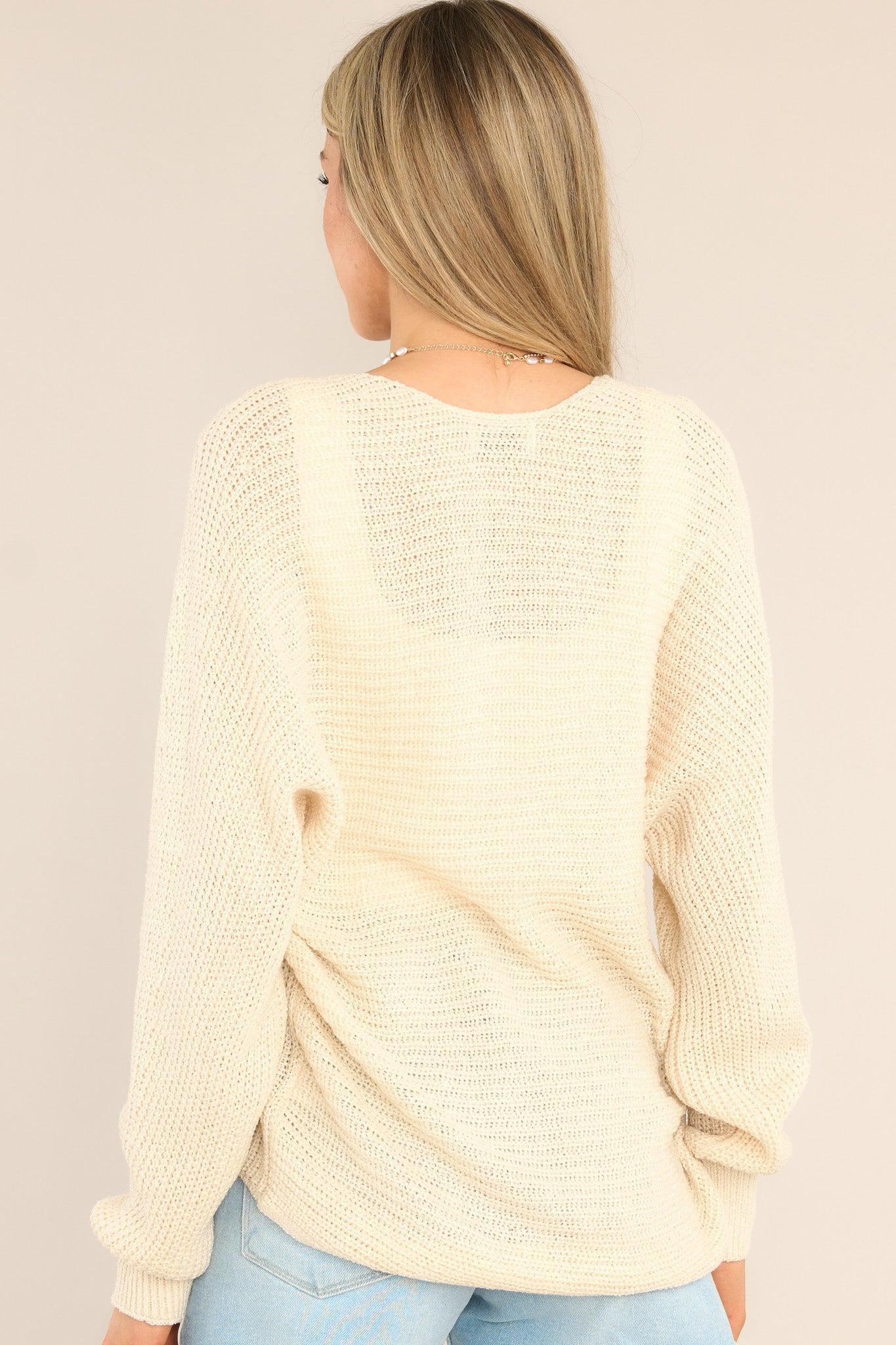 All That You Need Ivory Sweater Product Image