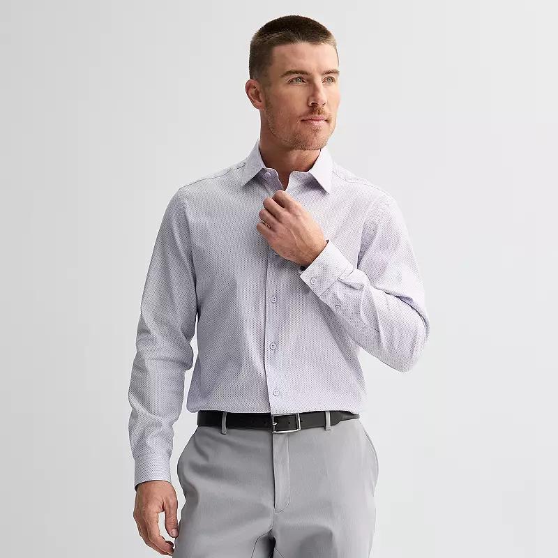 Men's Apt. 9® Premier Flex Regular-Fit Wrinkle Resistant Dress Shirt, Size: Medium-32/33, Sagebush Dobby Product Image