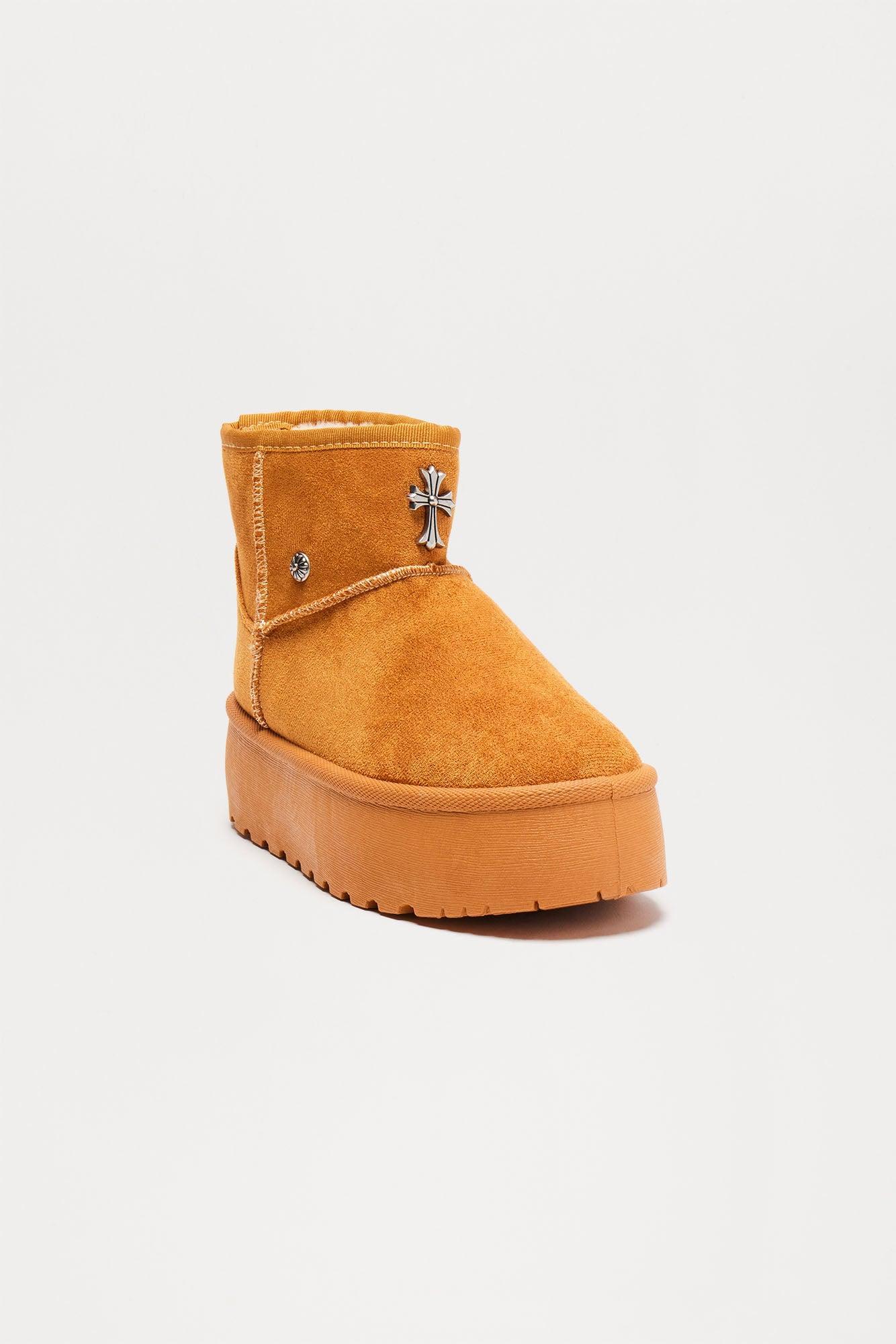 Brooke Platform Booties - Camel Product Image