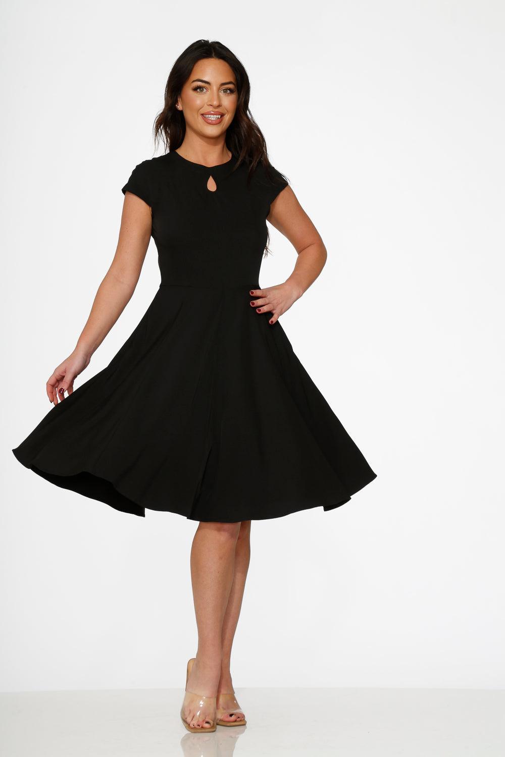 Black Swing Dress Product Image