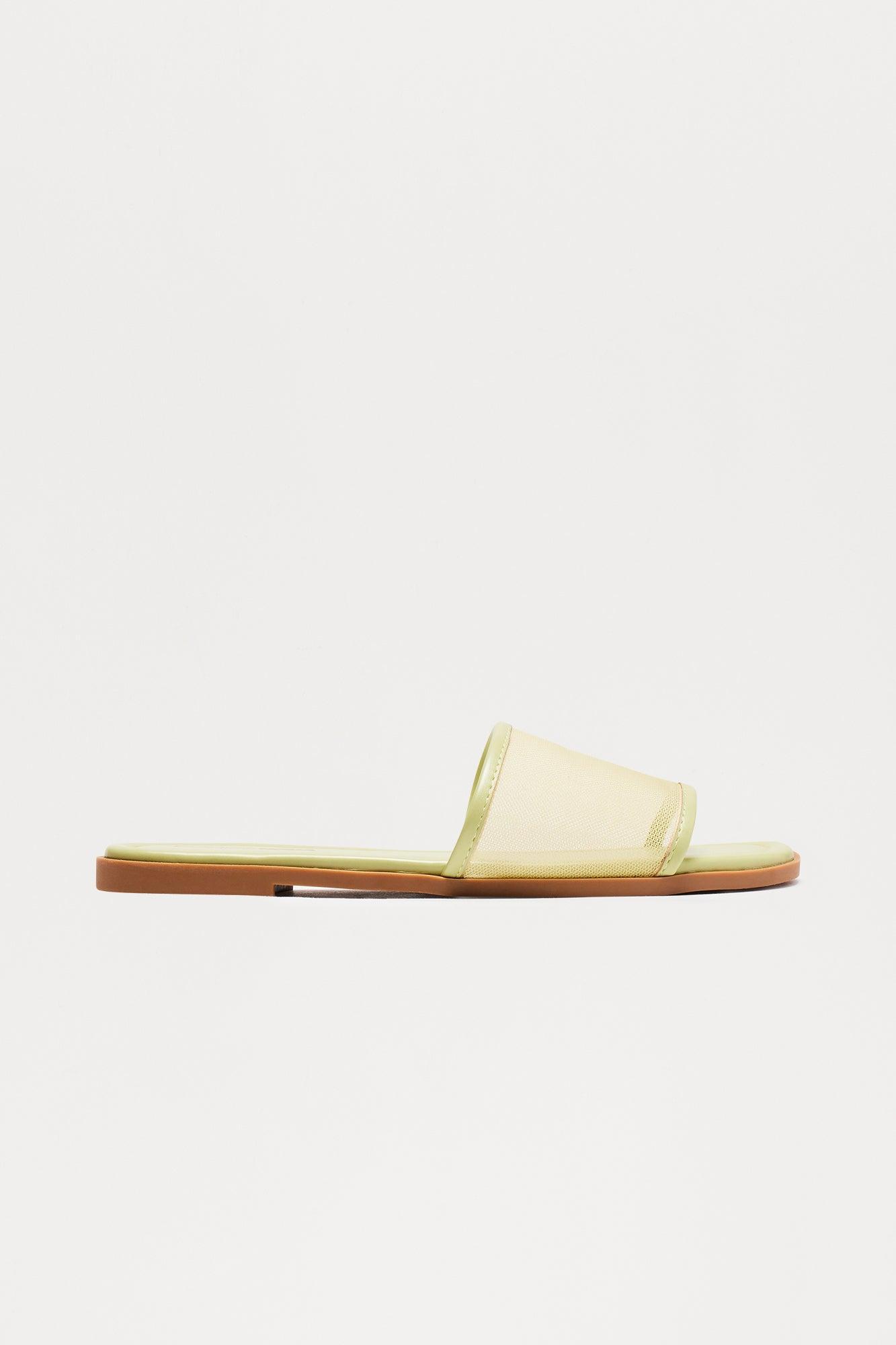 Coralie Mesh Sandals - Green Product Image