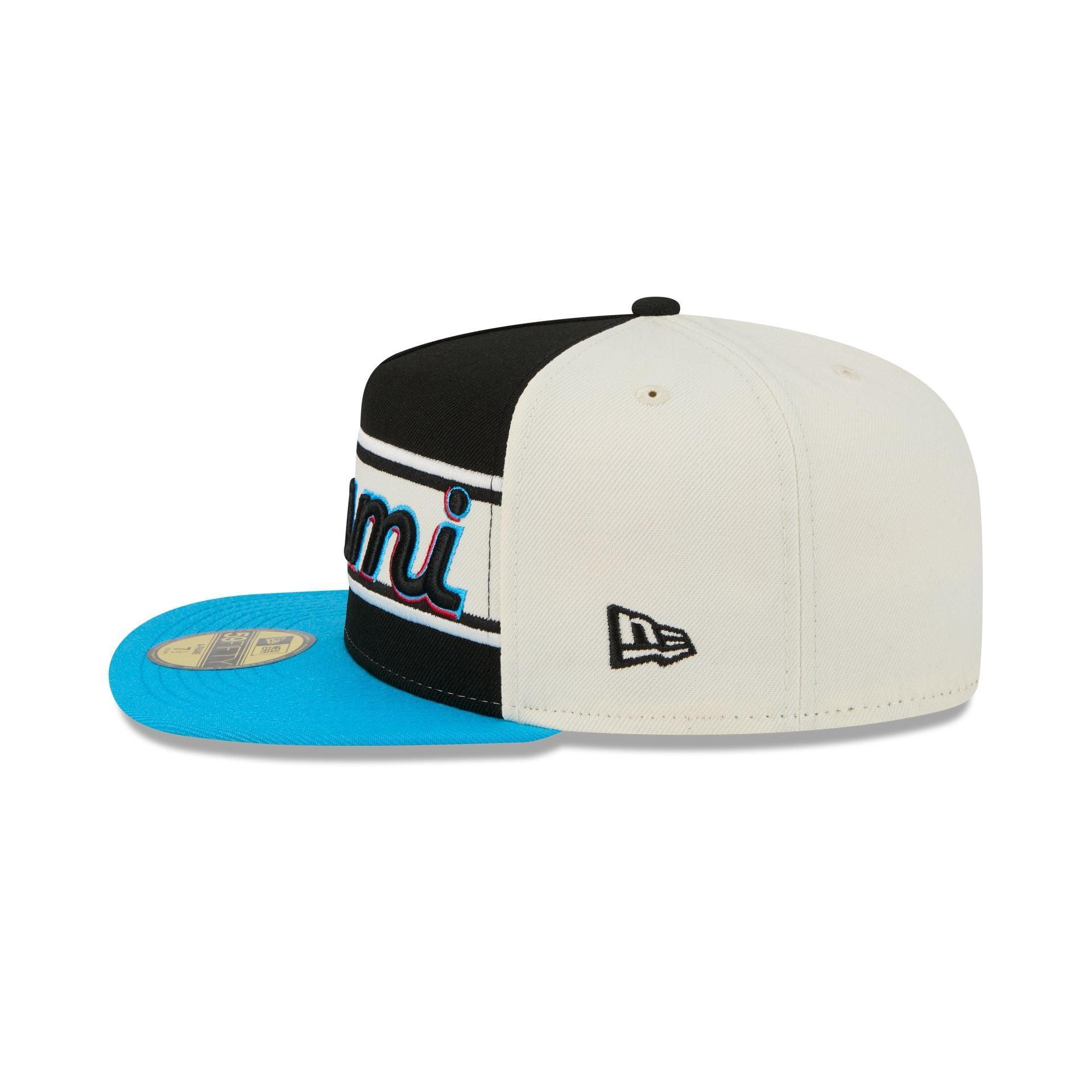 Miami Marlins Summer Derby 59FIFTY A-Frame Fitted Hat Male Product Image