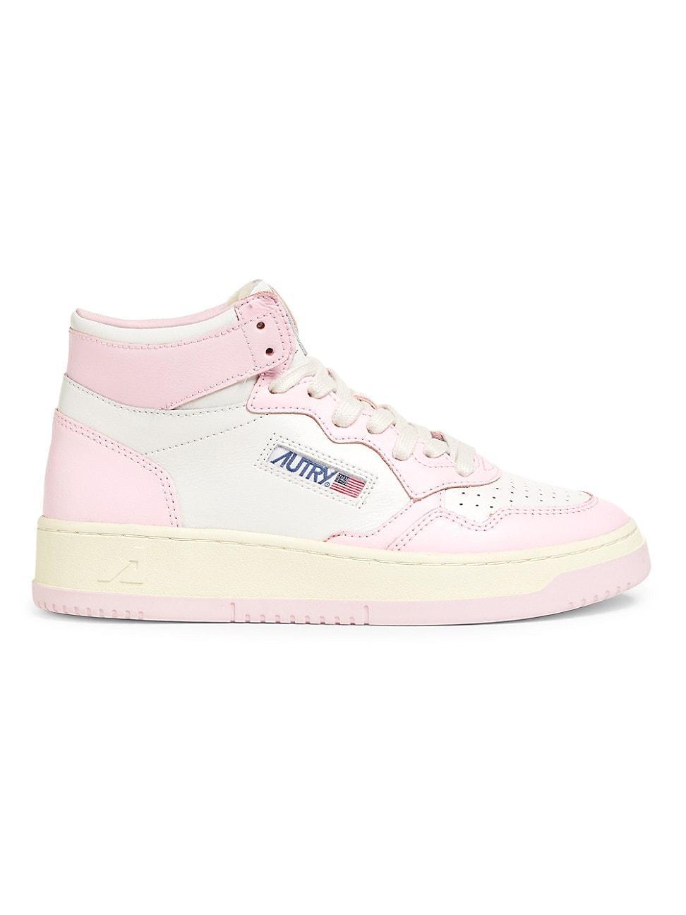 Womens Medalist Two-Tone High-Top Sneakers Product Image