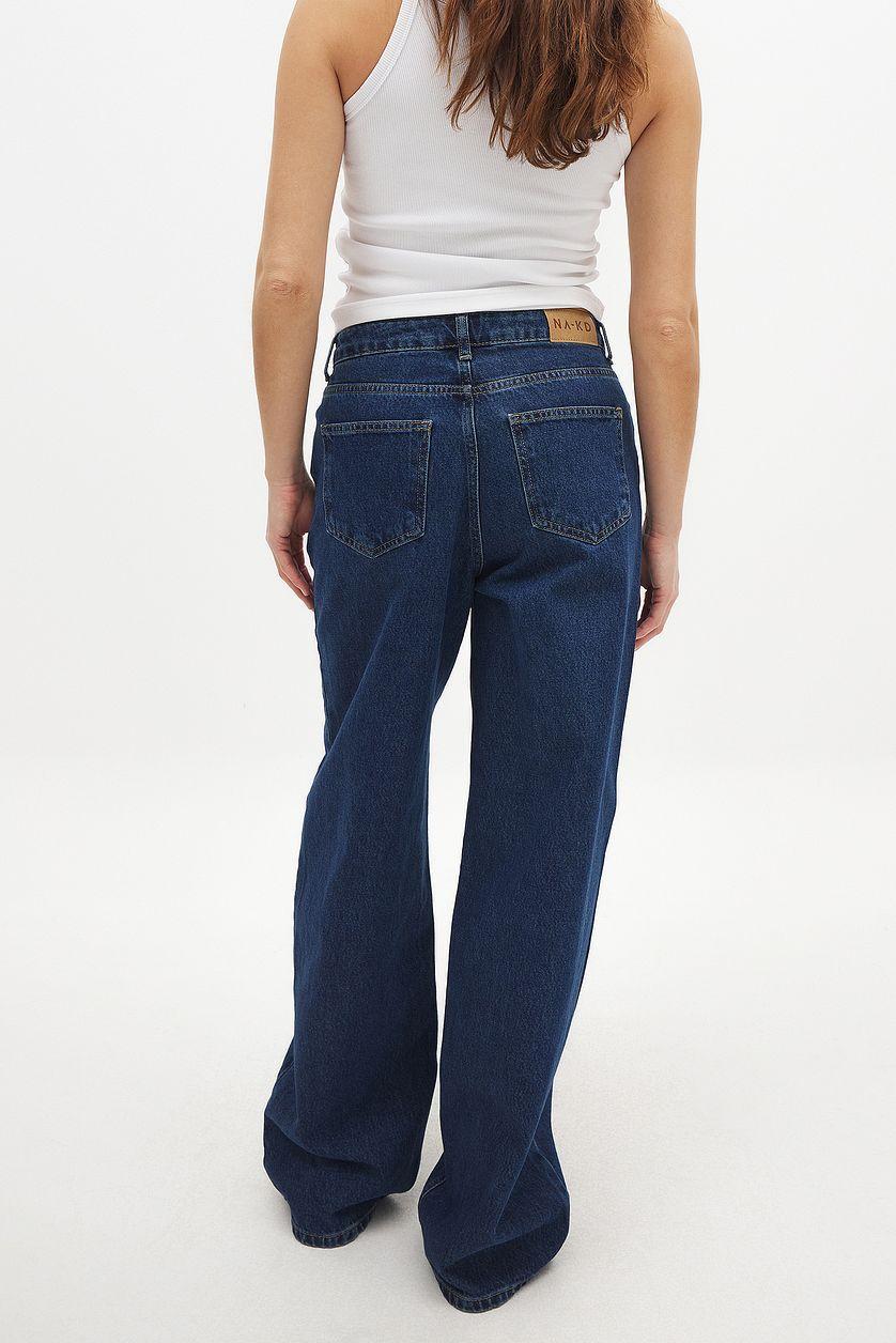 Loose Low Waist Long Jeans Product Image