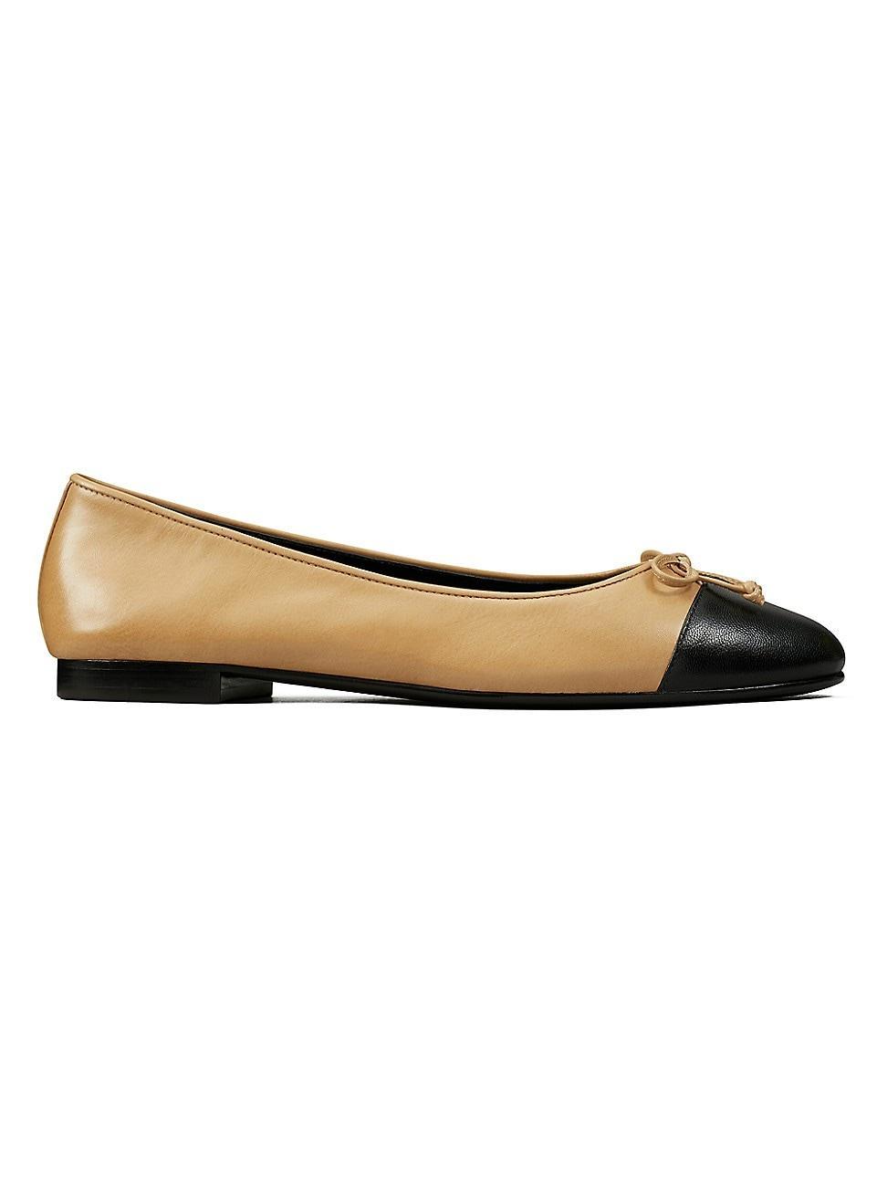 Womens Cap Toe Ballet Flats Product Image