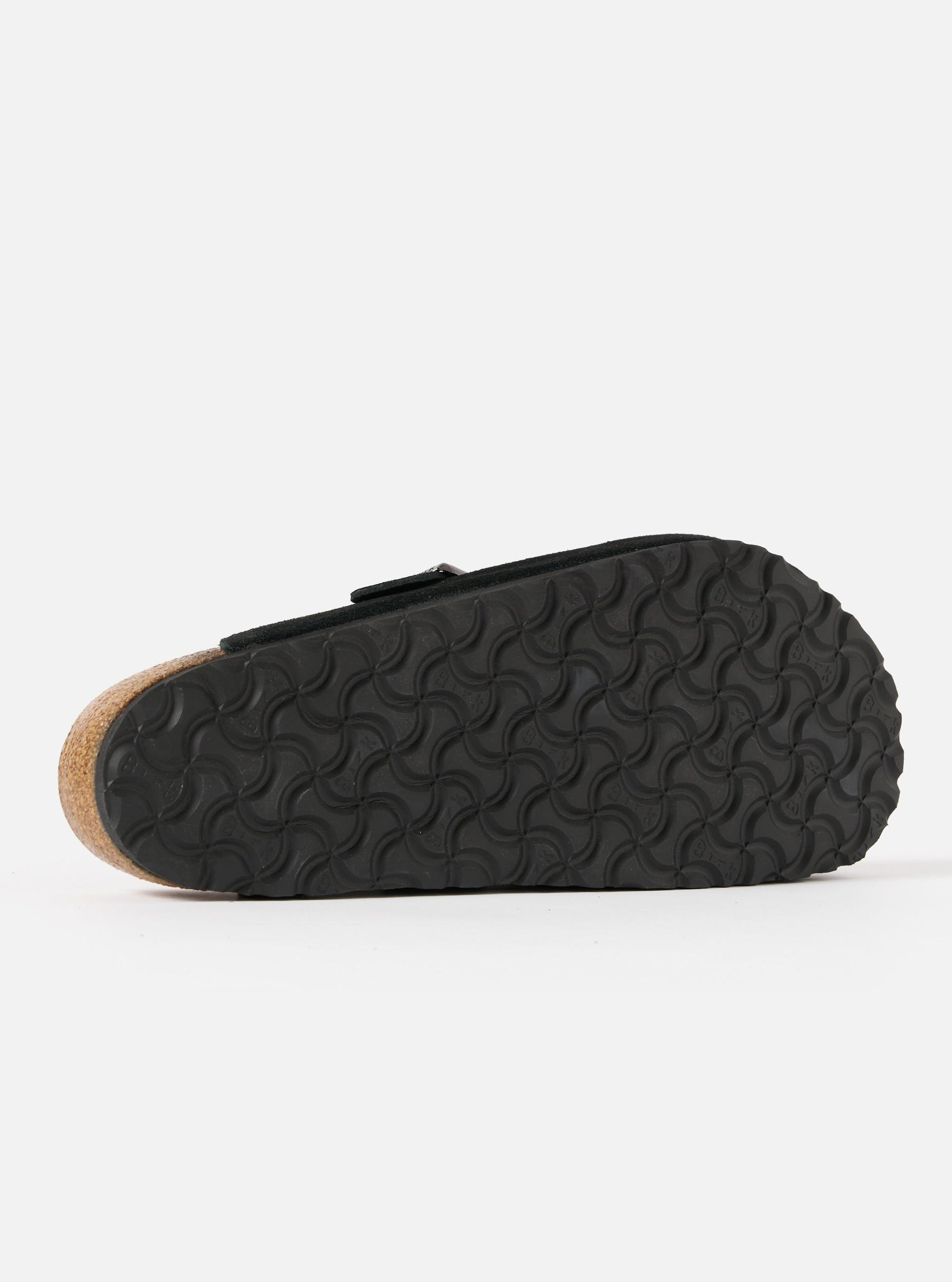 Birkenstock Boston in Black Suede Leather Product Image