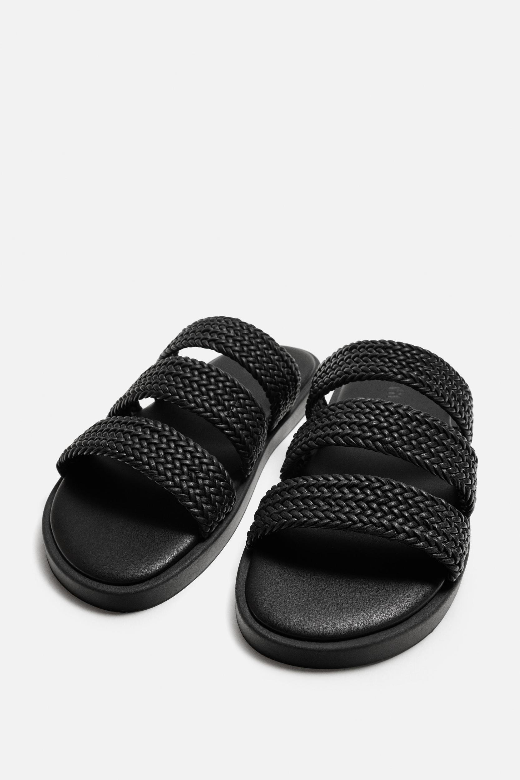 BRAIDED STRAP SANDALS Product Image