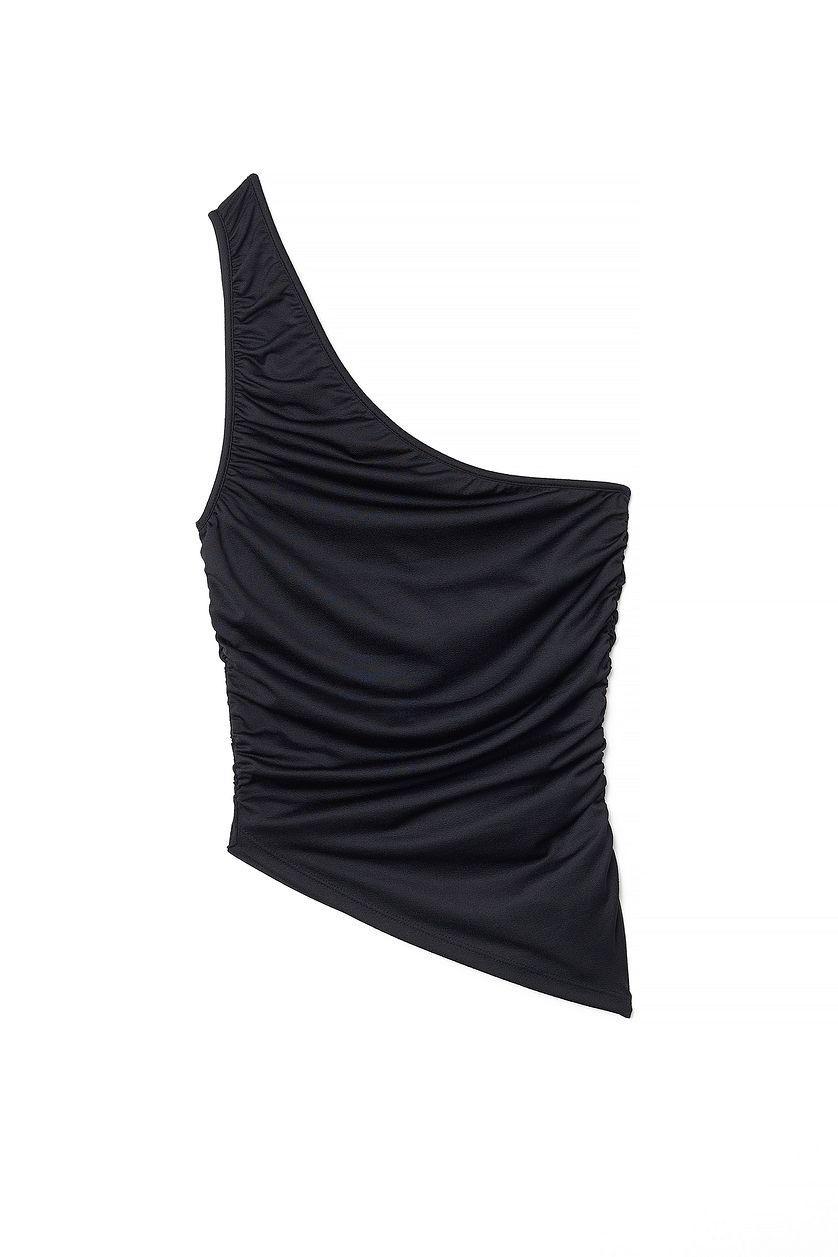 Asymmetric Side Jersey Top Product Image
