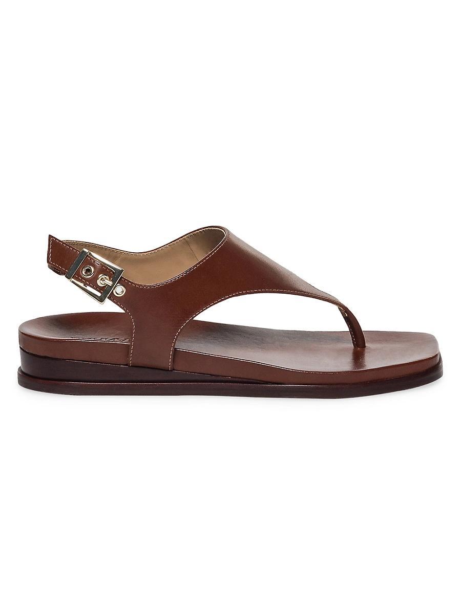 Womens Concord Leather Wedge Sandals Product Image