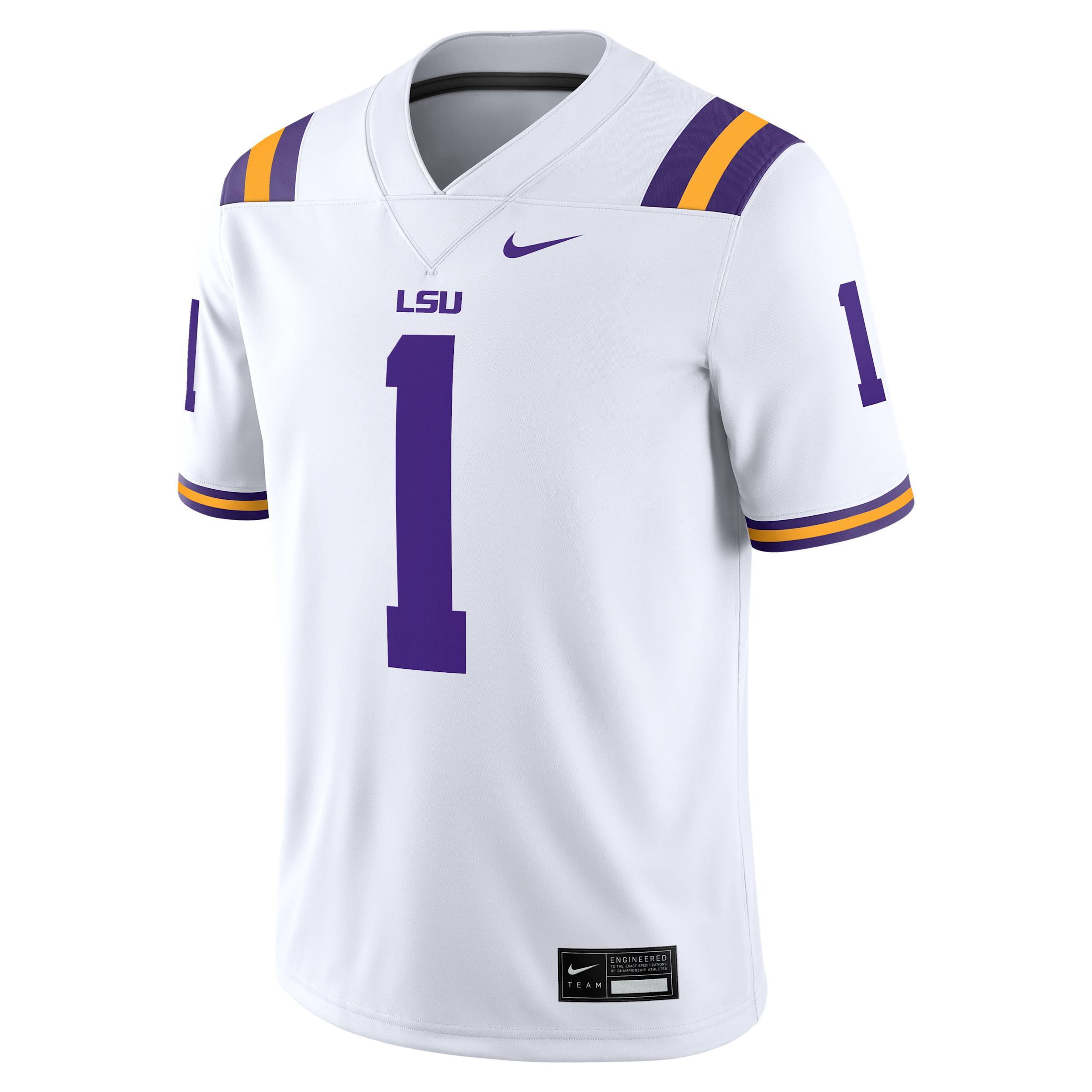 LSU Nike Mens Dri-FIT College Game Jersey | NC2F08AJLSN-MVV Product Image