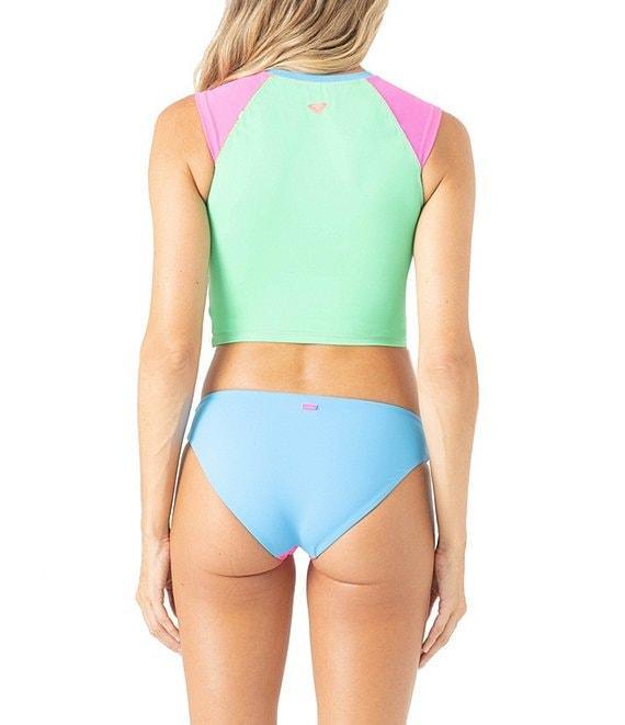 Roxy Surf City Color Block Soft Stretch Low Waist Hipster Swim Bottom Product Image