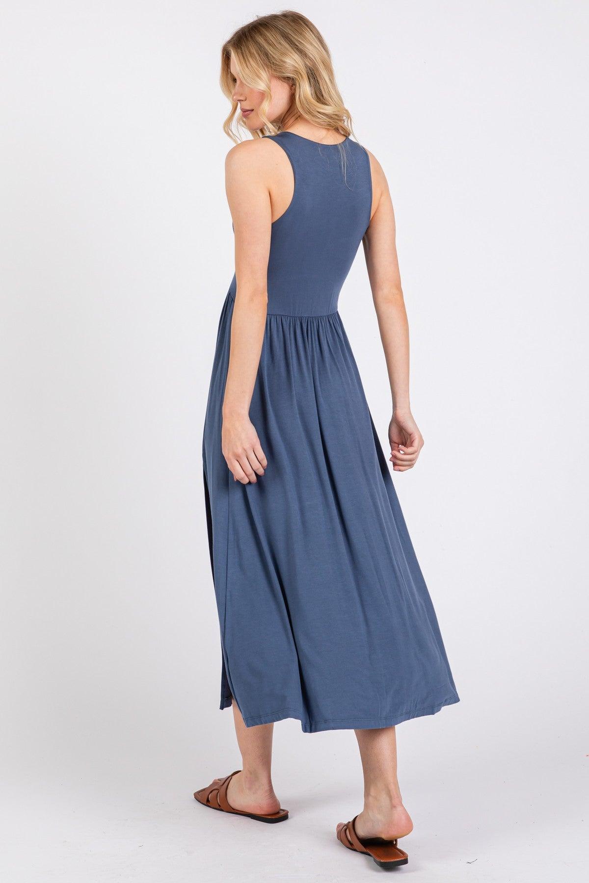 Classic Flowy Midi Dress Product Image