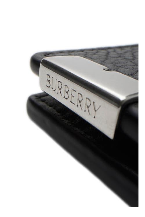 BURBERRY B Cut Slim Bifold Wallet In Black Product Image