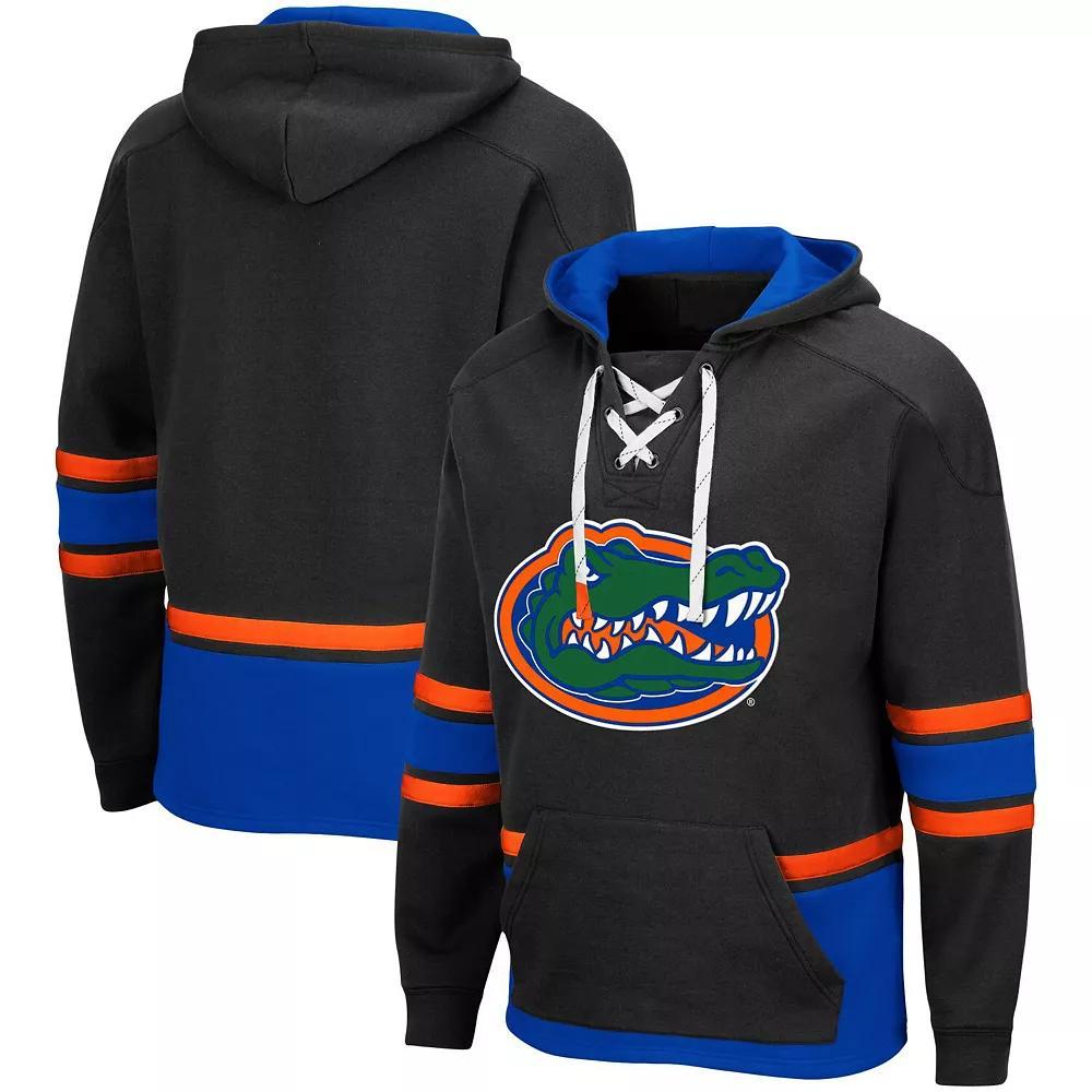 Men's Colosseum Black Florida Gators Lace Up 3.0 Pullover Hoodie,  Product Image
