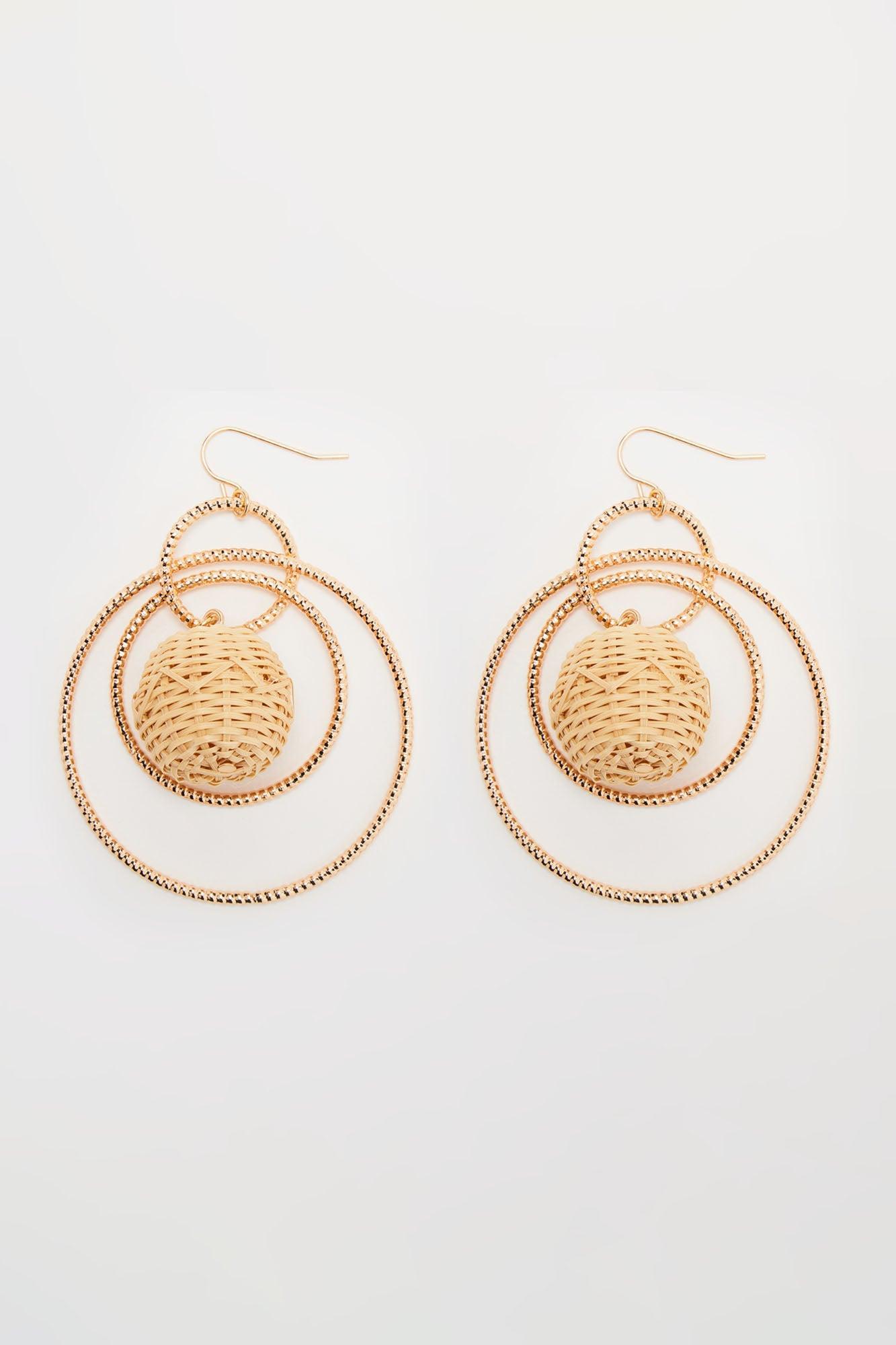 Sea You Around Earrings - Gold/combo Product Image