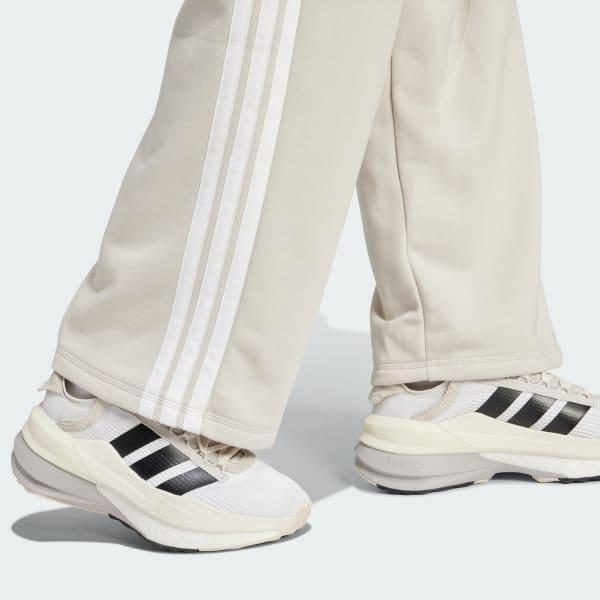 Women's adidas Essentials 3-Stripes French Terry Pants, Size: XL, Black Product Image