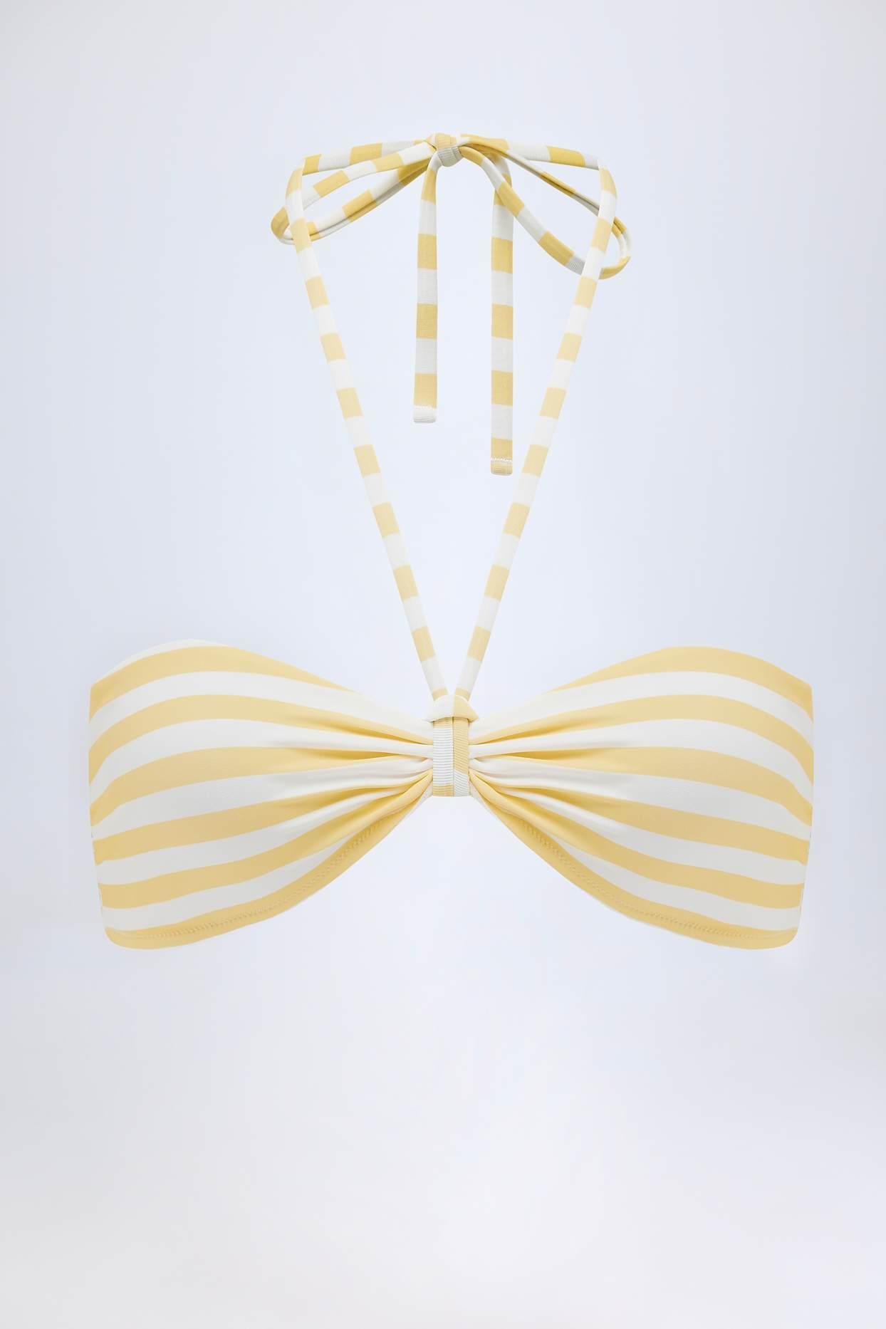 Multiway Bikini Top in Lemon Product Image
