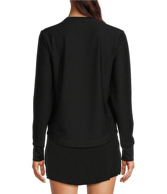 Addison Bay Palmetto Long Sleeve Crew Neck Shirttail T-Shirt Product Image