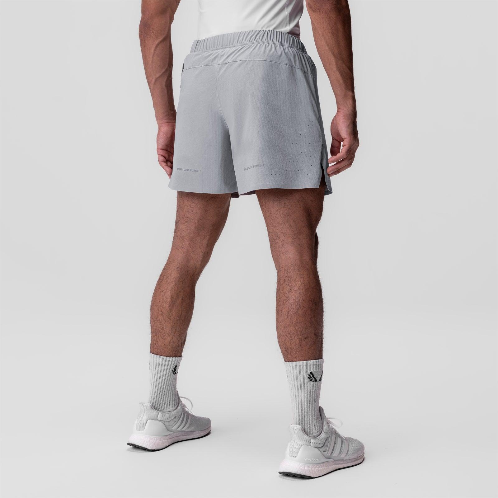 0737. Ripstop 6" Perforated Short - Slate Grey Male Product Image