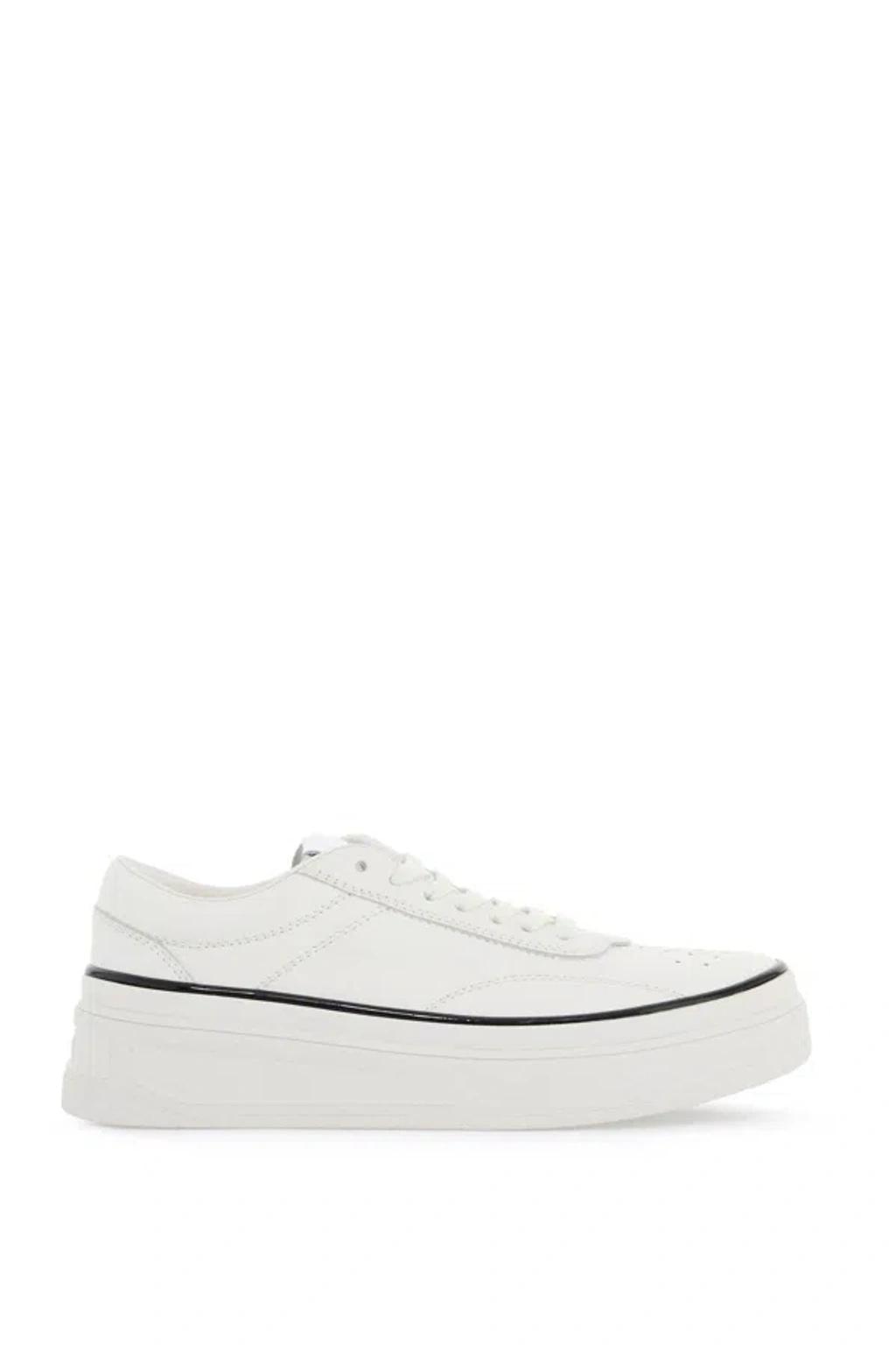 JIL SANDER Leather Sneakers For Everyday Product Image