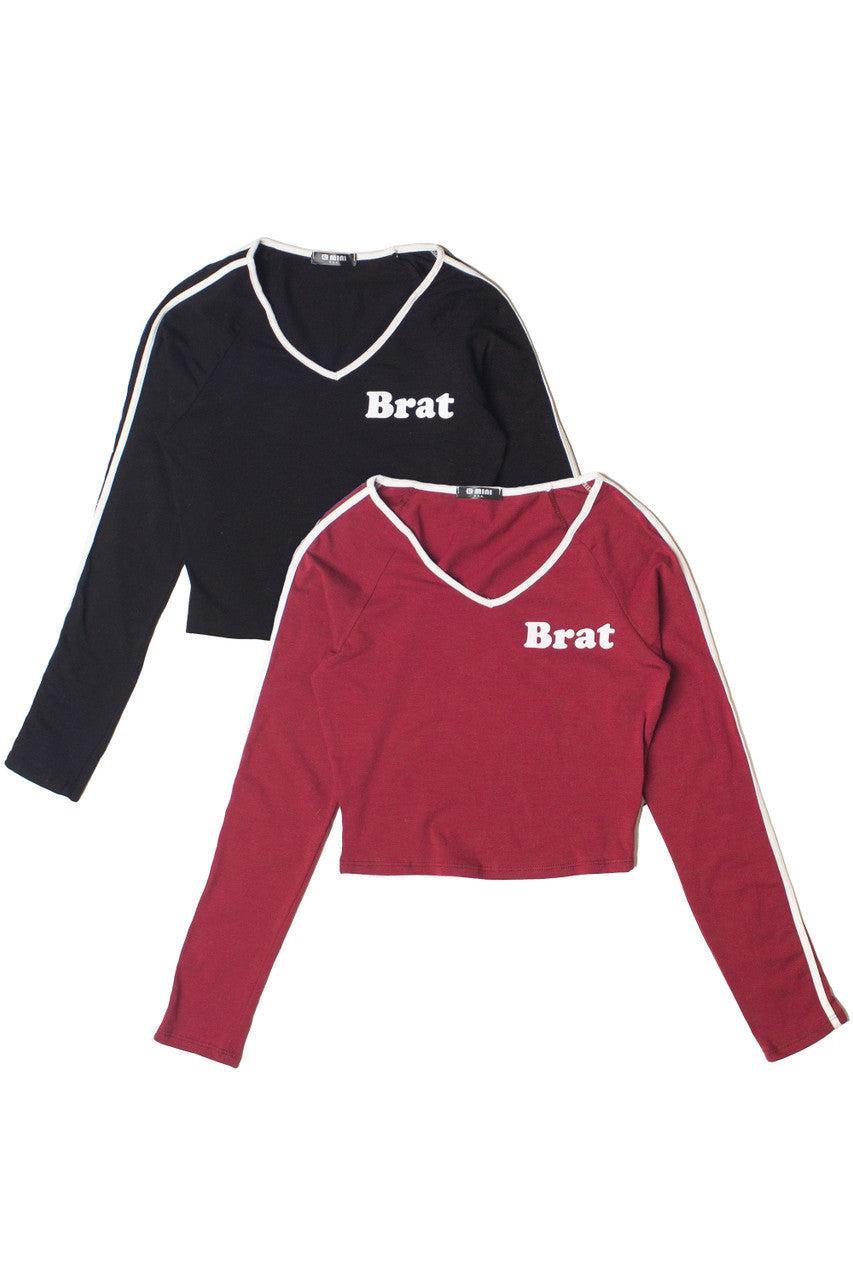 Brat Long Sleeve Sporty Tee Product Image
