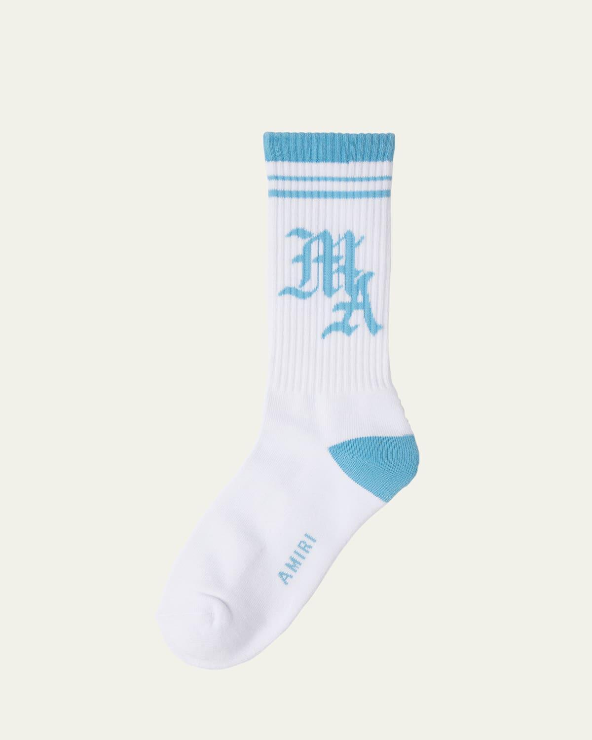 Mens MA Stripe Crew Socks Product Image