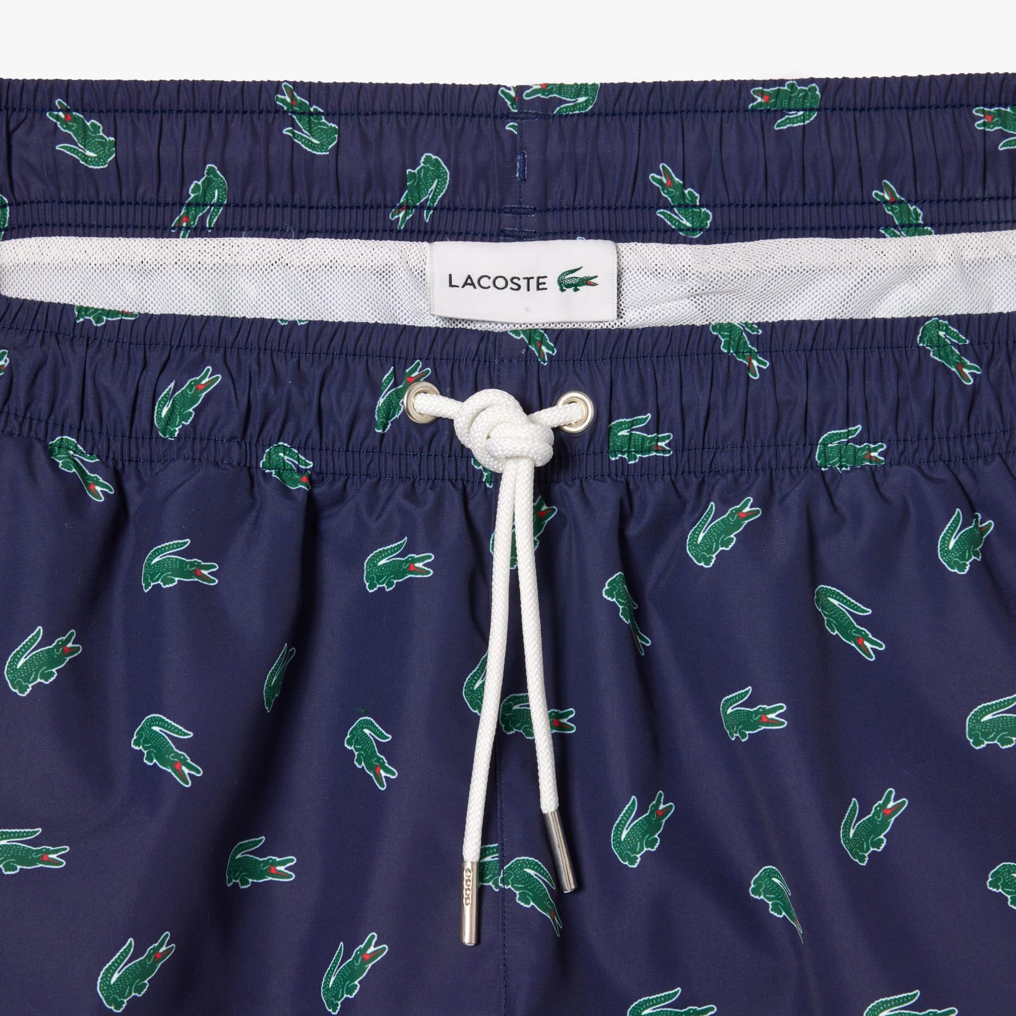 Men's Crocodile Print Swim Trunks Product Image