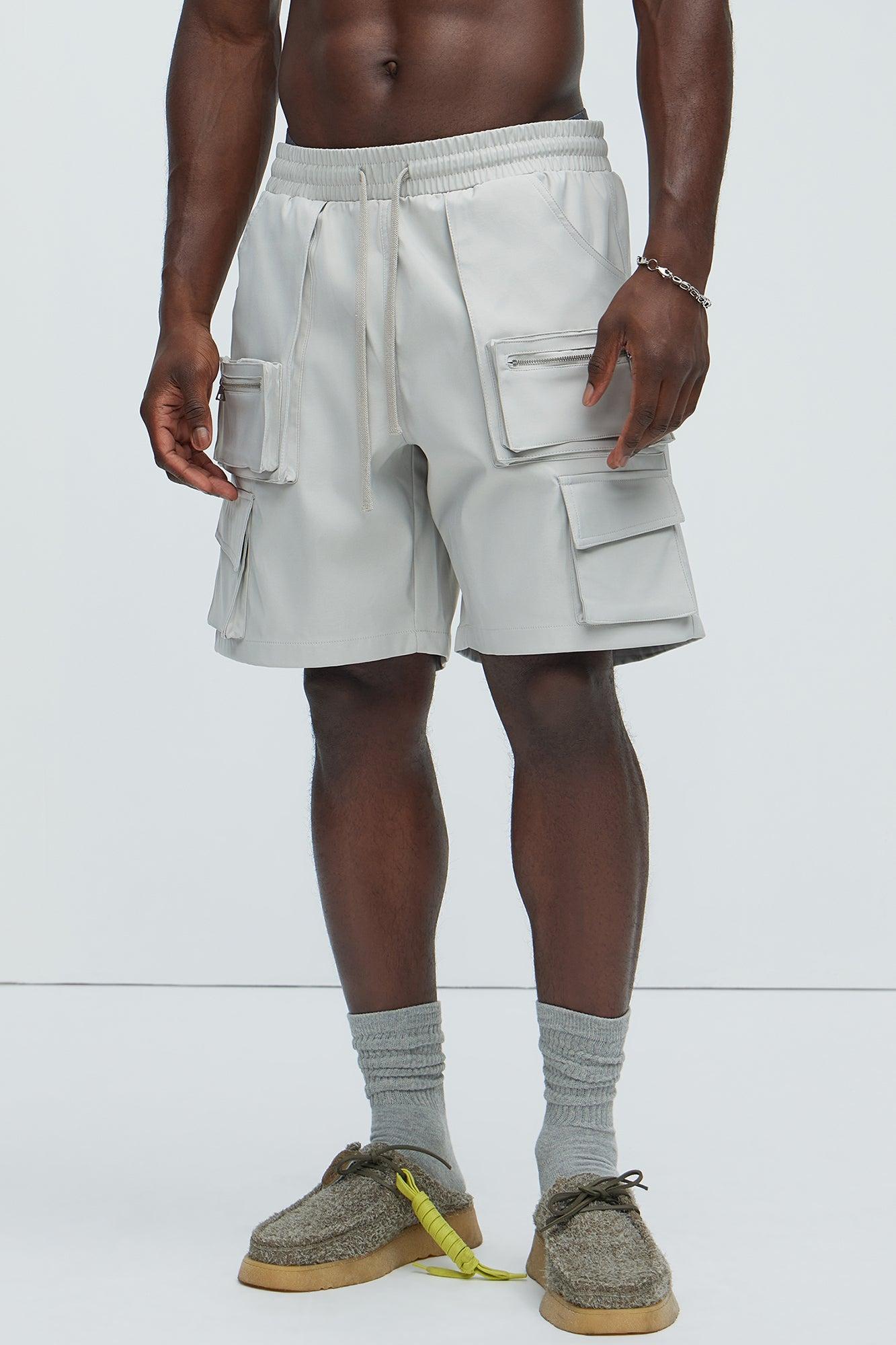 Kurt Cargo Shorts - Grey Product Image