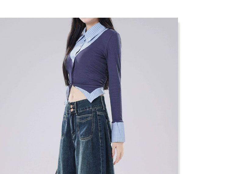 High Waist Wide Leg Jeans Product Image