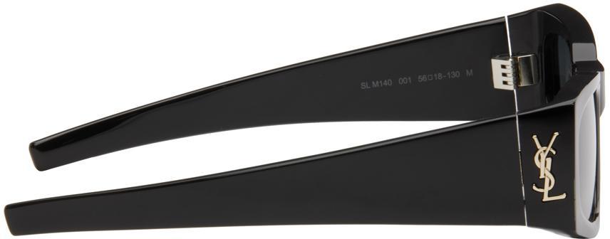 SAINT LAURENT Black Sl M140 Sunglasses In Black-black-black Product Image