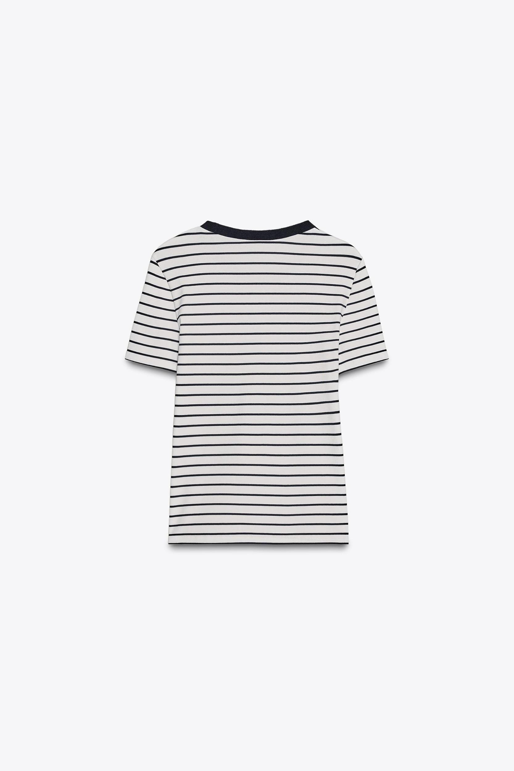 STRIPED BUTTONED TOP Product Image