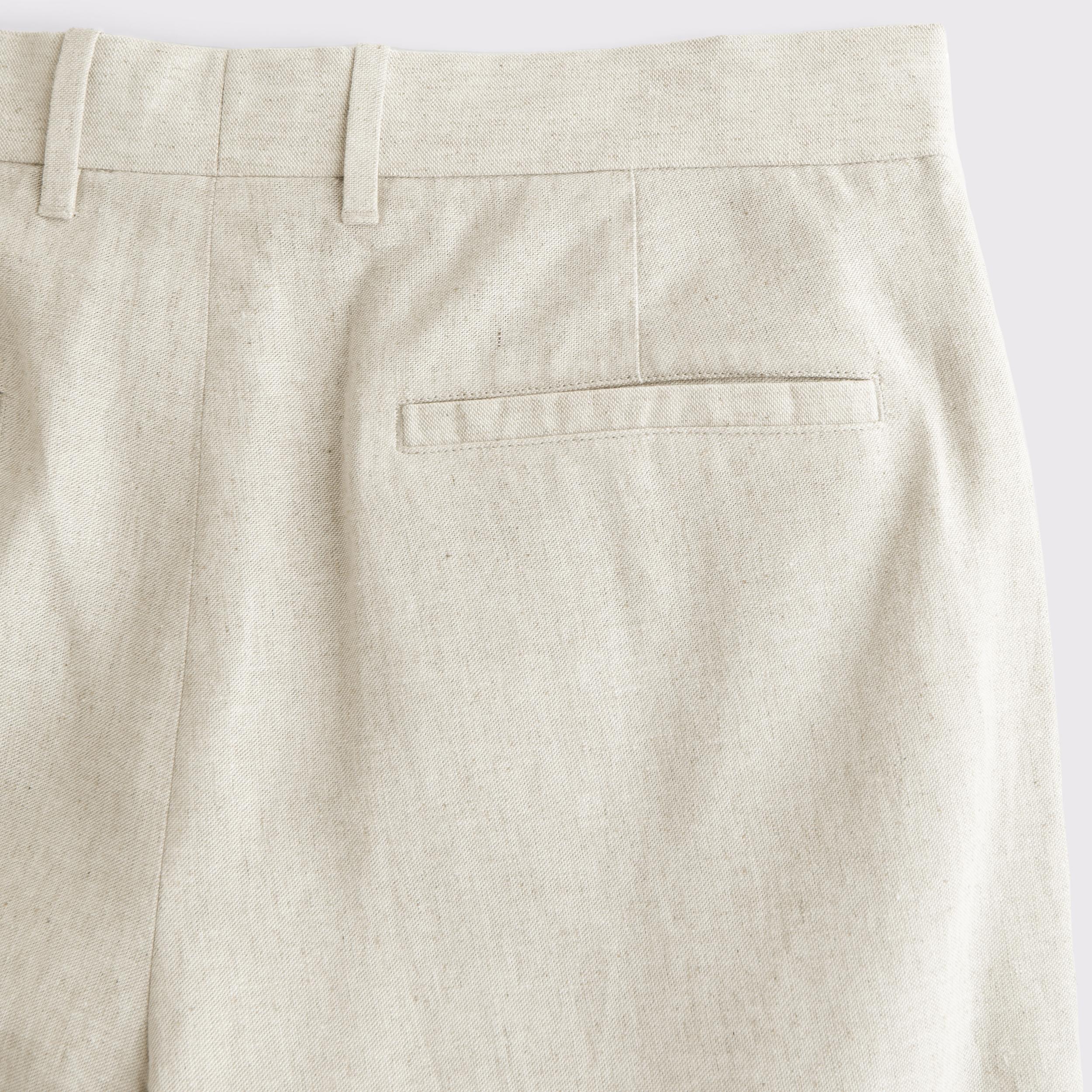 The A&F Collins Linen-Blend Suit Pant Product Image