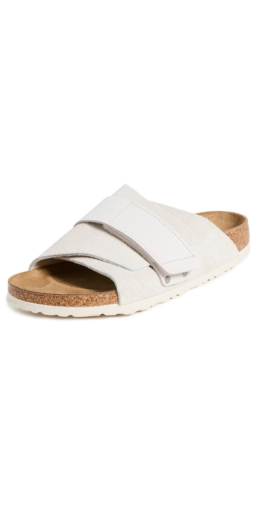 Birkenstock Kyoto Suede/Nubuck Sandals Black 39 Product Image