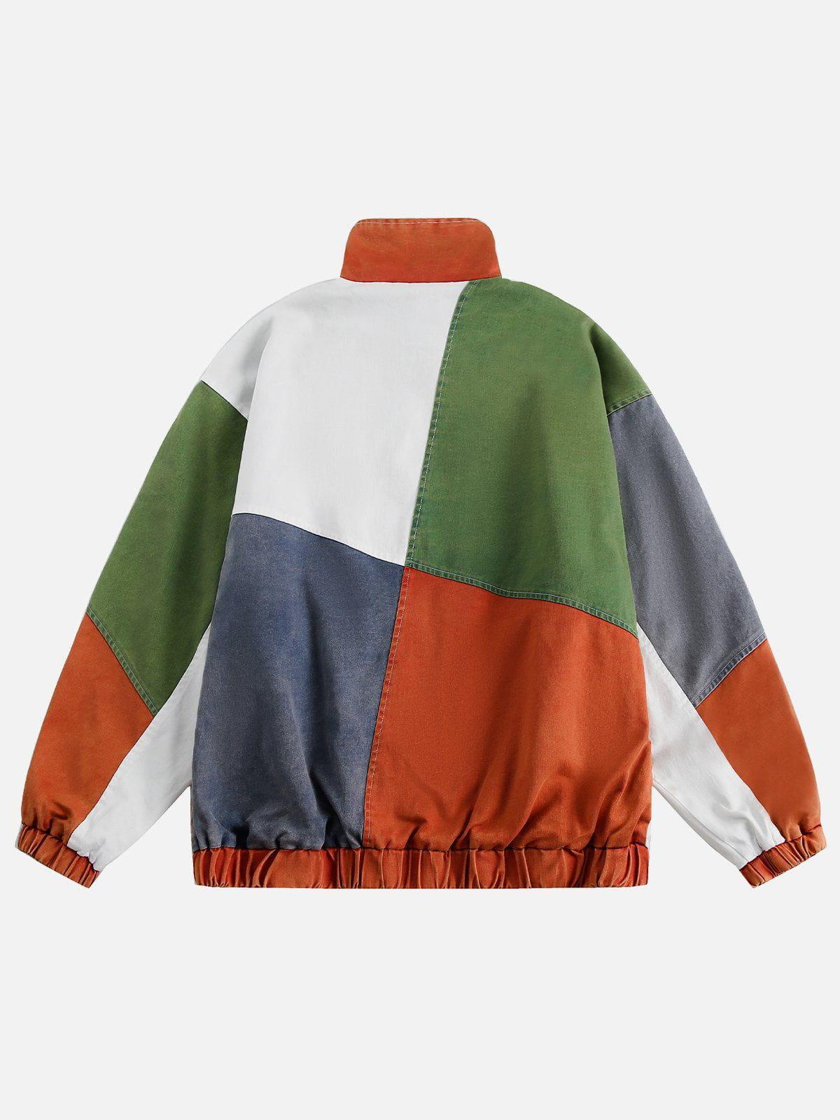 Aelfric Eden Multi Color Patchwork Jacket Product Image