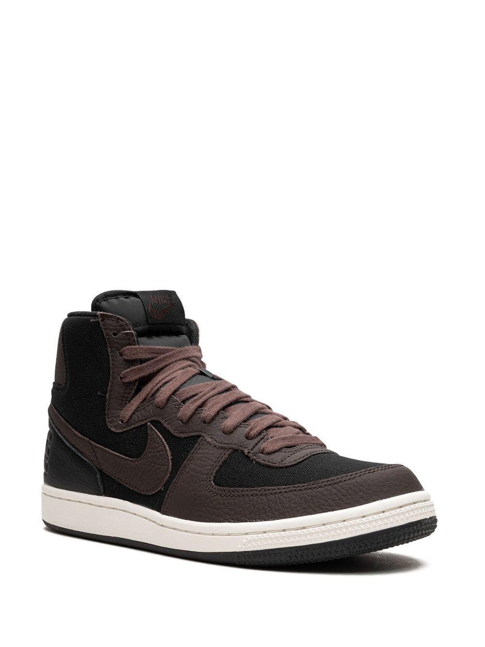 NIKE Terminator High Sneakers Brown In Black Product Image