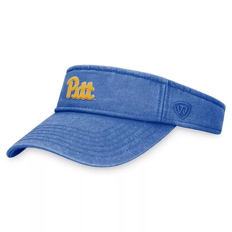 Men's Top of the World  Royal Pitt Panthers Terry Adjustable Visor, Blue Product Image