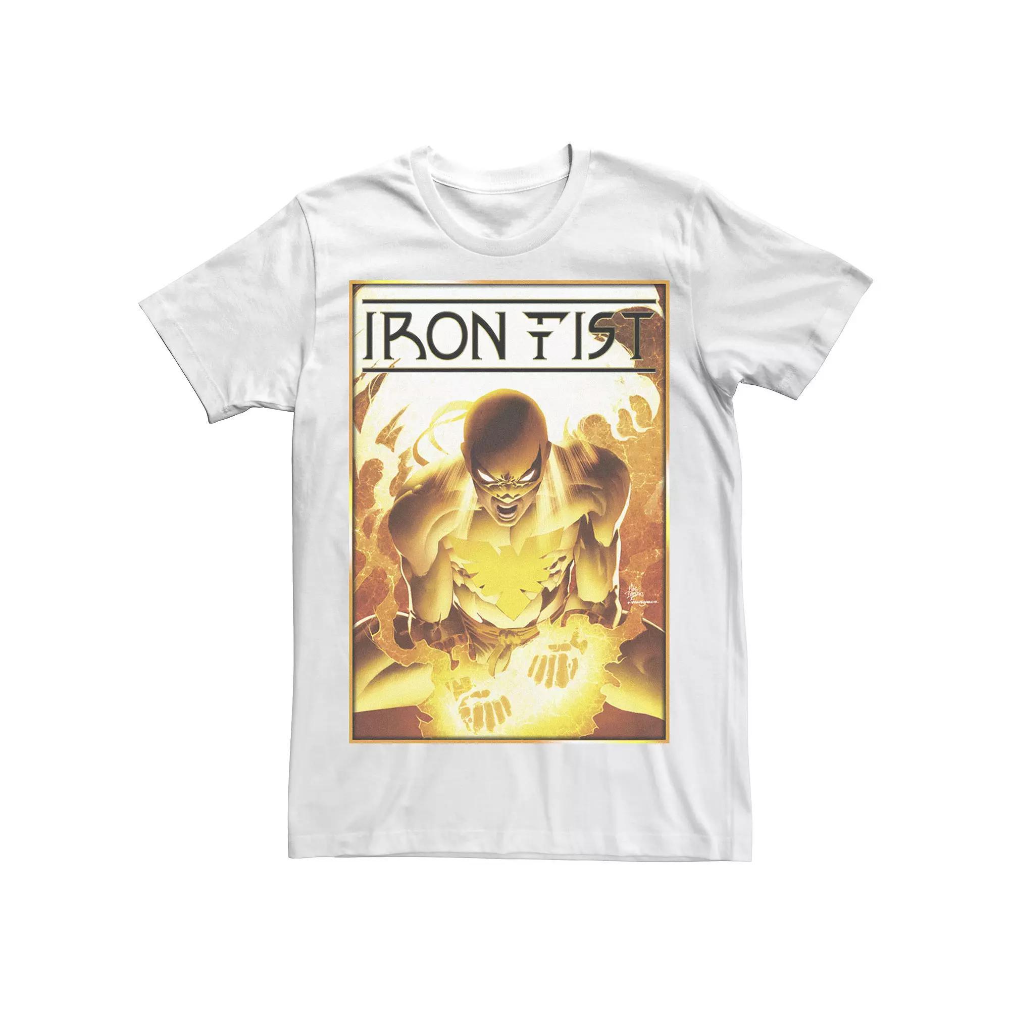 Men's Marvel Iron Fist Flames Tee,  Product Image