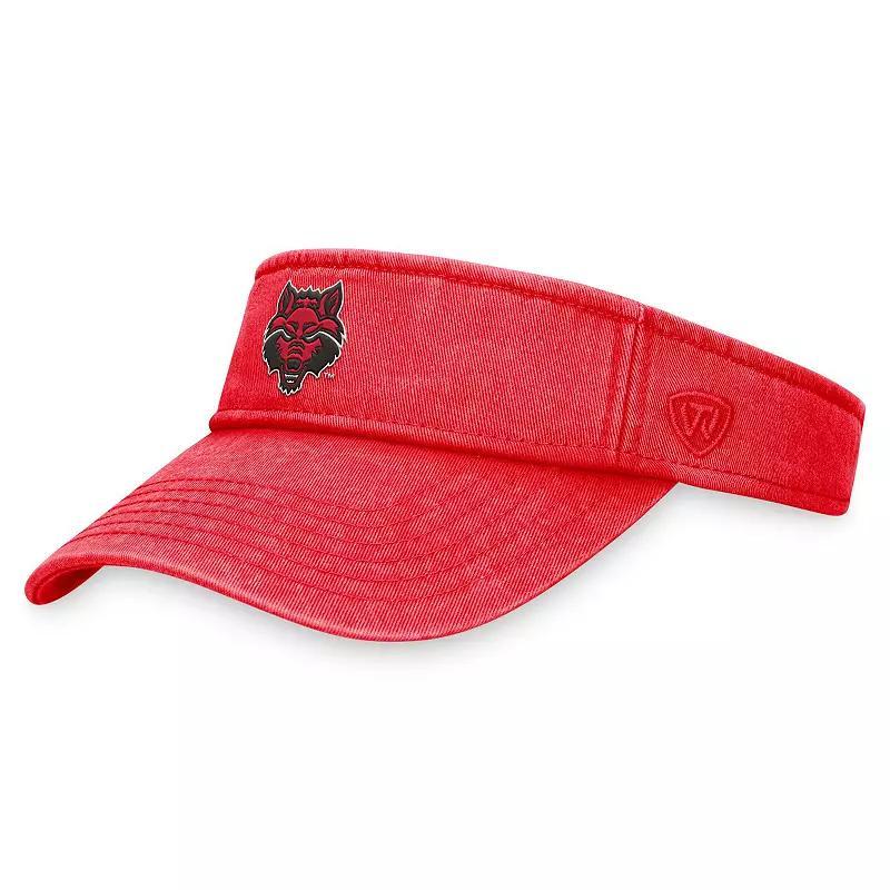 Men's Top of the World Cardinal Arkansas State Red Wolves Terry Adjustable Visor, Ars Red Product Image
