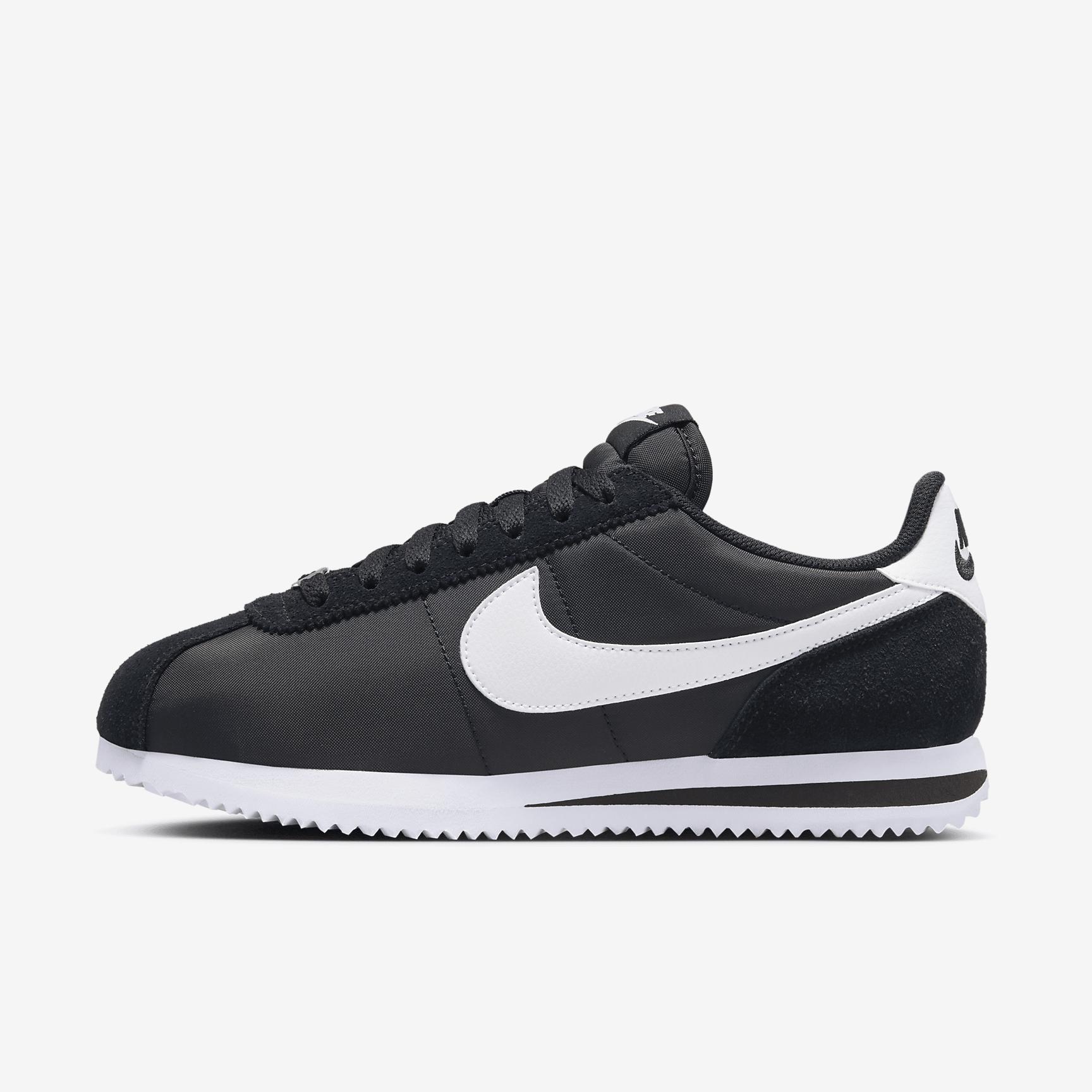 Nike Womens Cortez Textile Shoes | DZ2795-001 Product Image