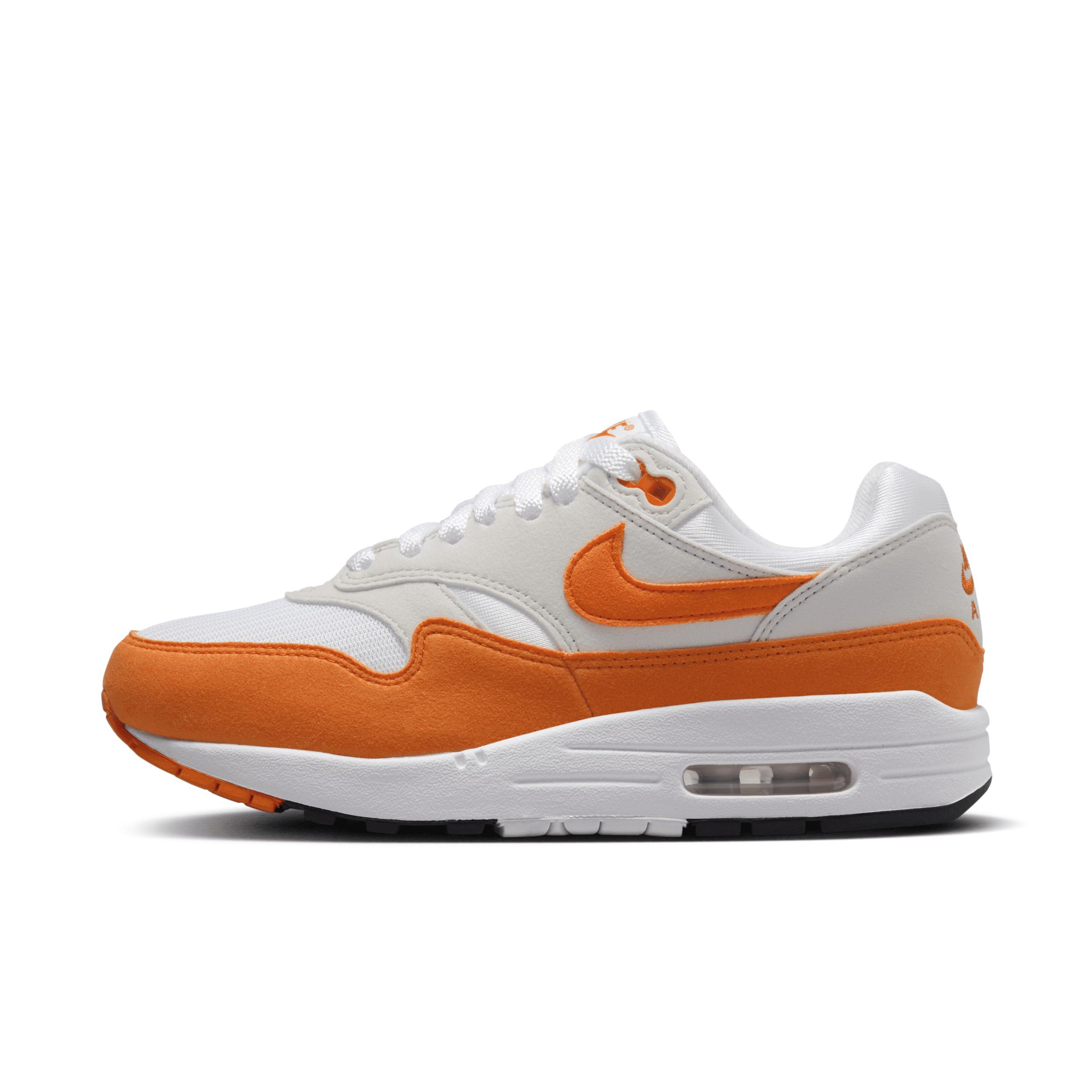 Nike Womens Nike Air Max 1 - Womens Shoes Grey/Brown Product Image