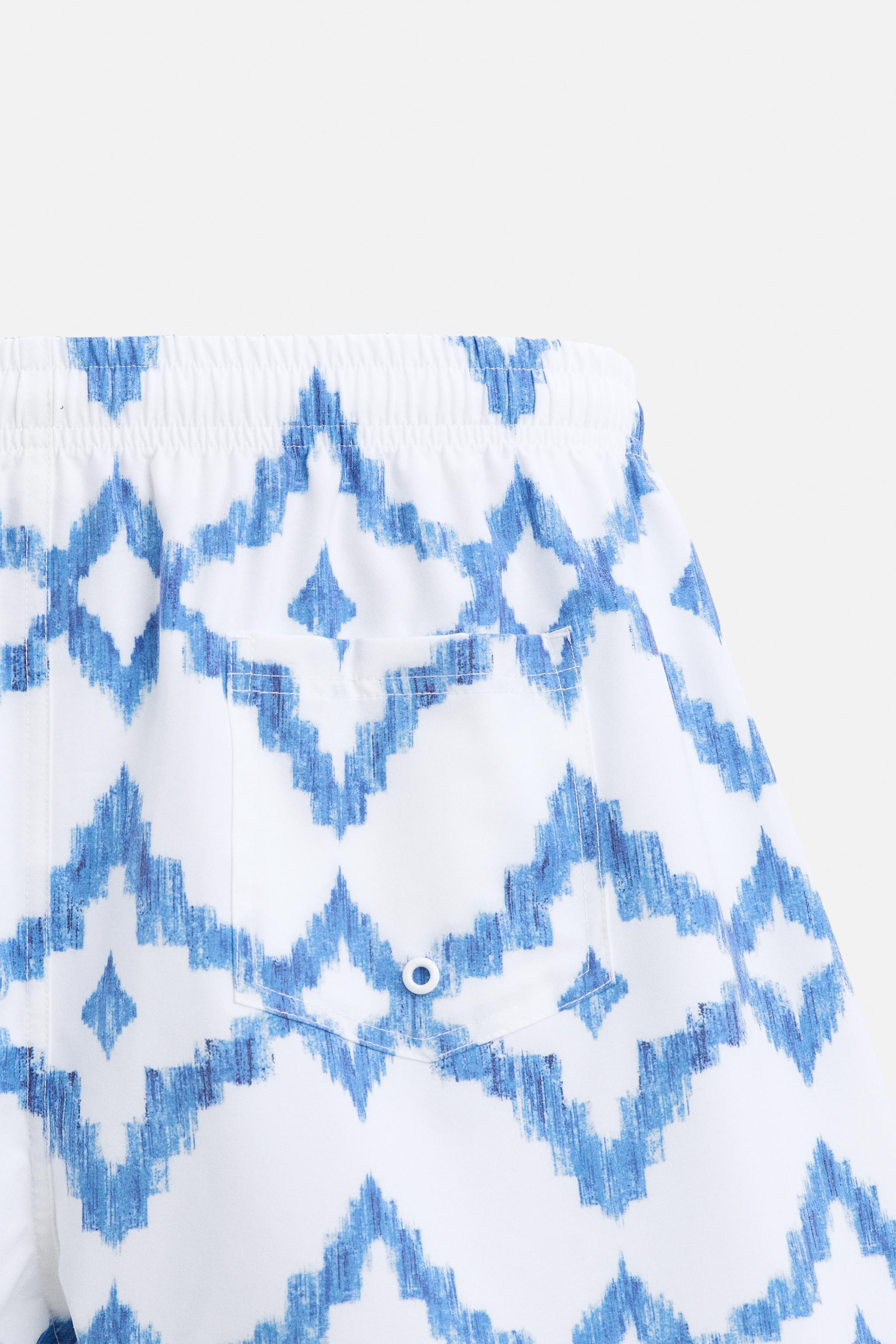 REGULAR GEOMETRIC PRINT SWIMSUIT Product Image