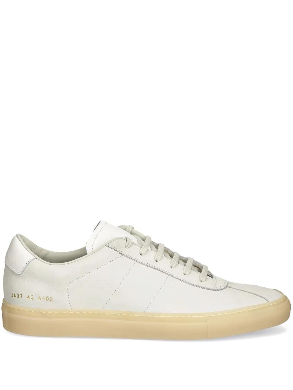 COMMON PROJECTS Man Sneakers Light Grey Size 11 Soft Leather In White Product Image