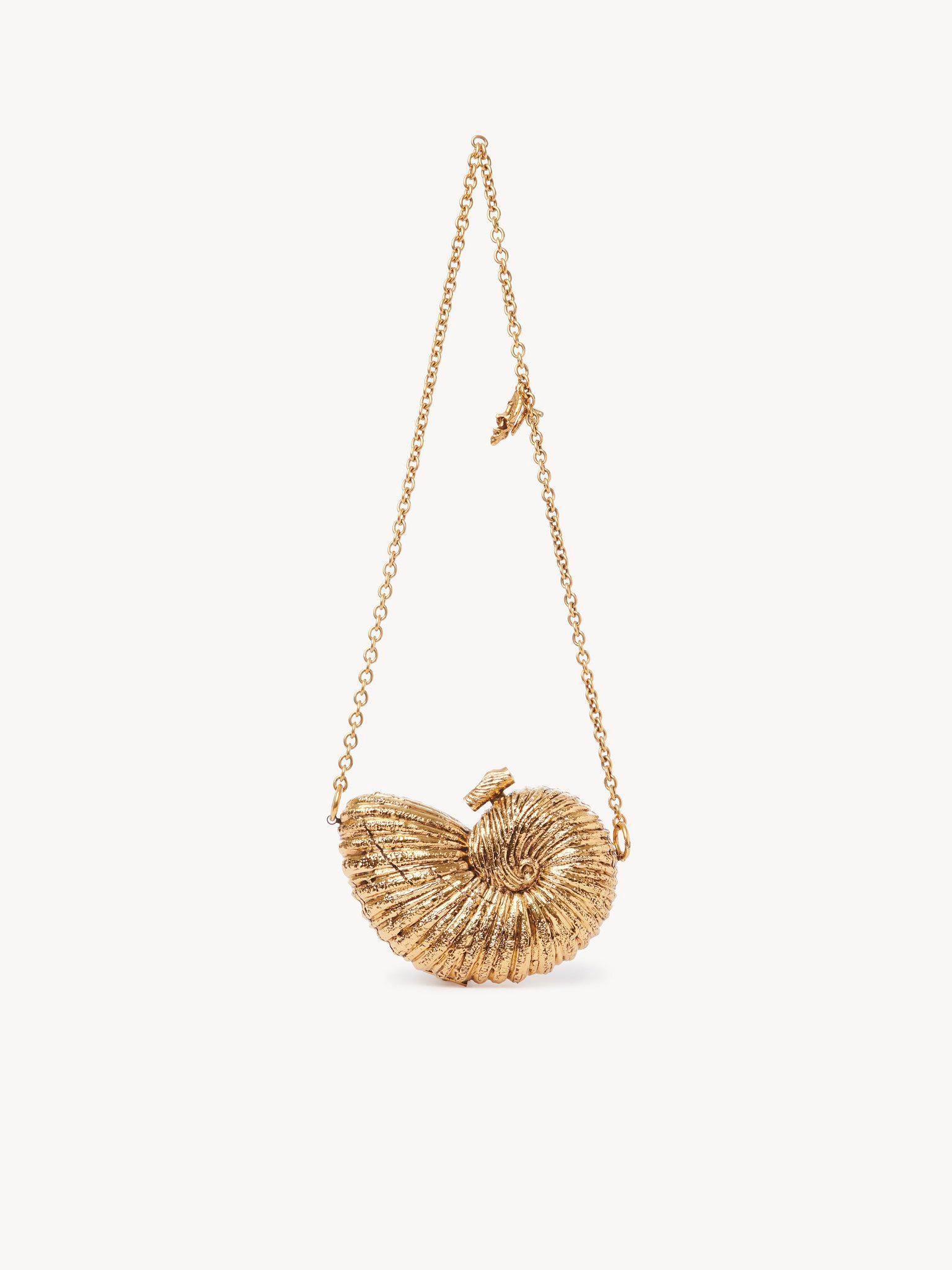 Sea Treasures Shell minaudière in metal Product Image