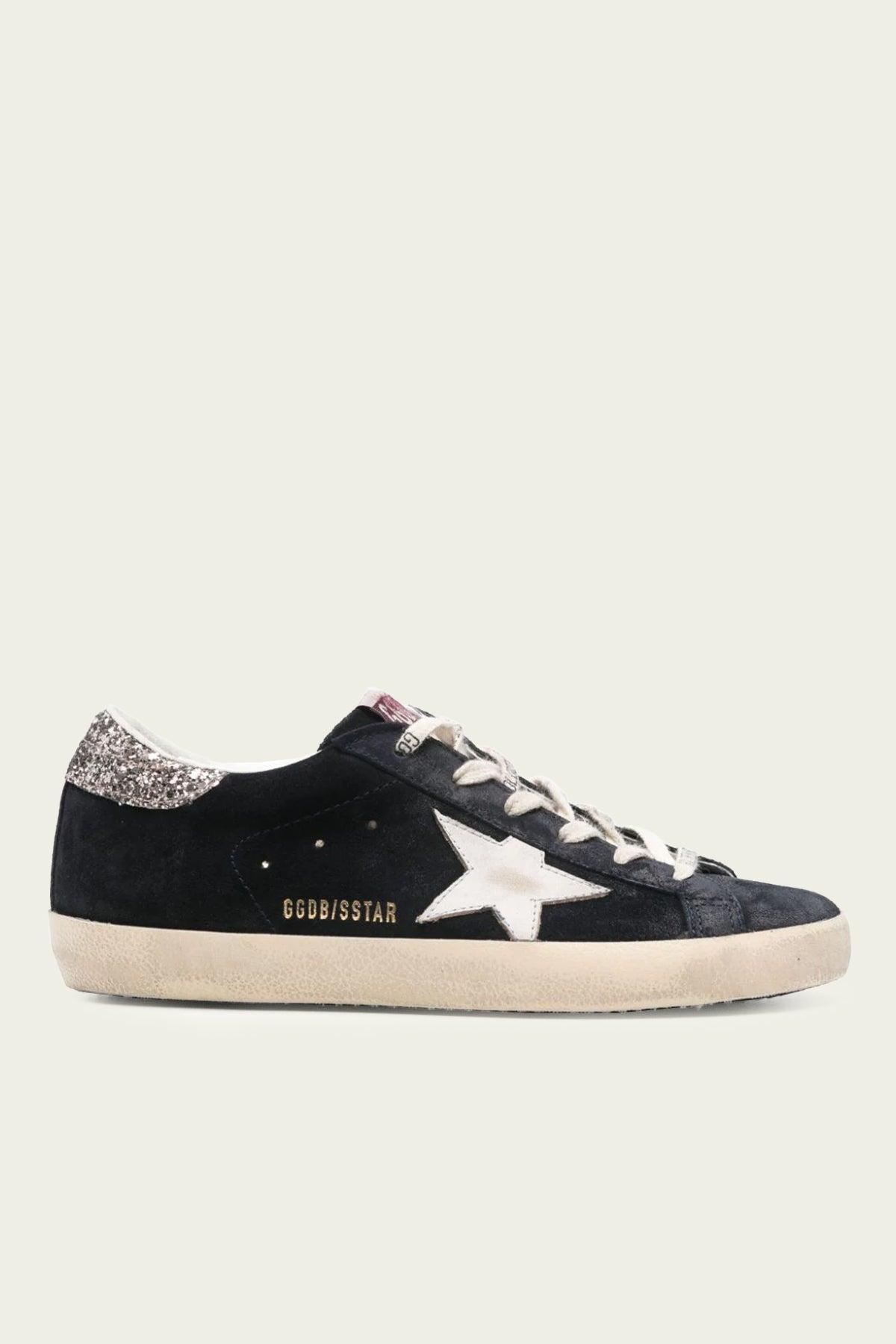 GOLDEN GOOSE Super-star Suede Black Sneakers Product Image