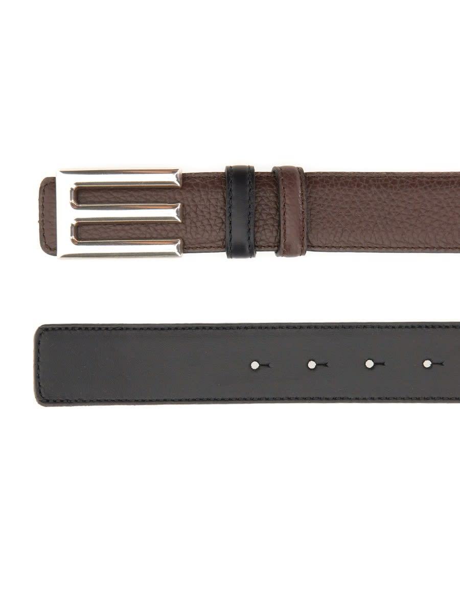 ETRO Reversible Belt In Black Product Image