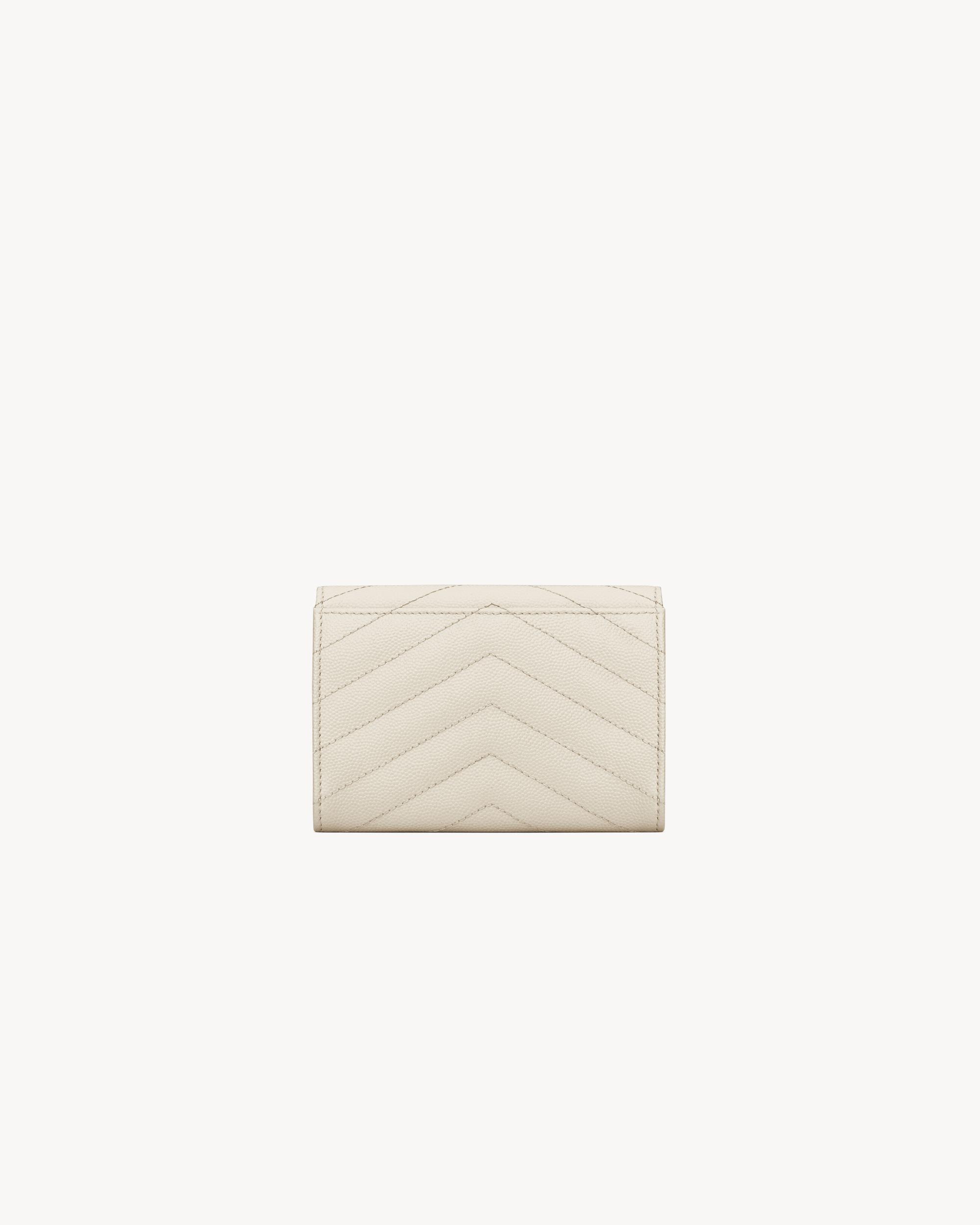 CASSANDRE MATELASSÉ small envelope wallet in grain de poudre leather Product Image