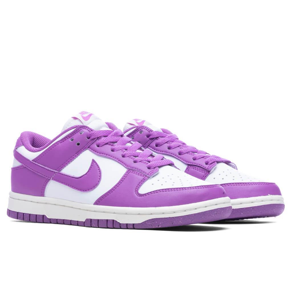 Women's Dunk Low Next Nature - Summit White/Black Raspberry Female Product Image