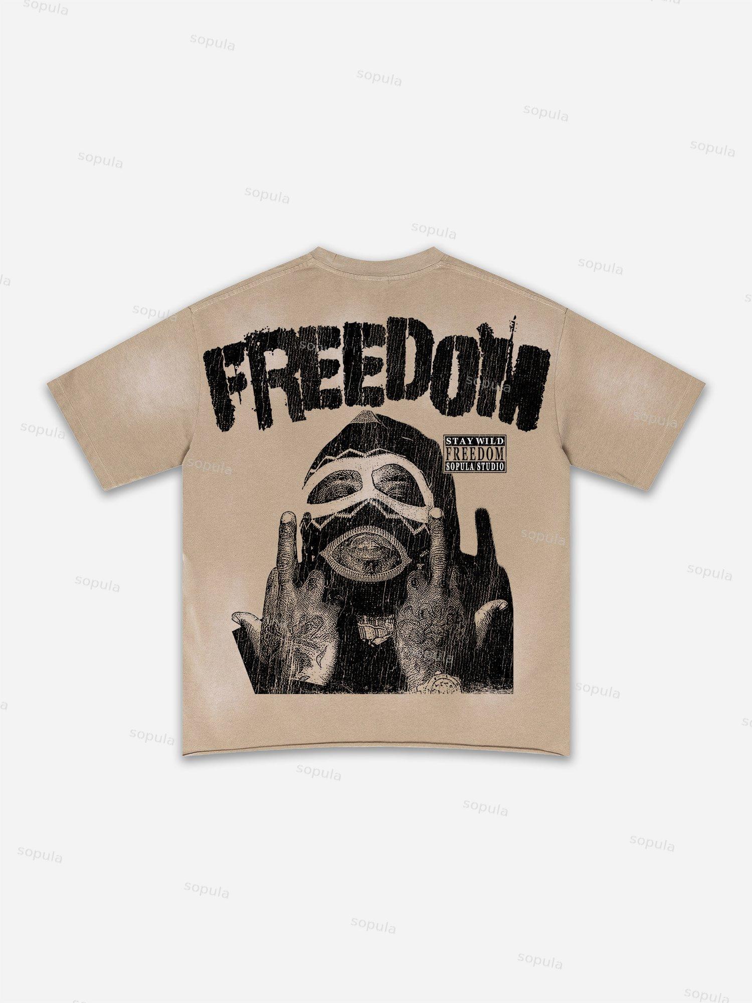 Fly By Choice Graphic Washed T-shirt Product Image